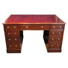 Antique George III Mahogany Partners Desk