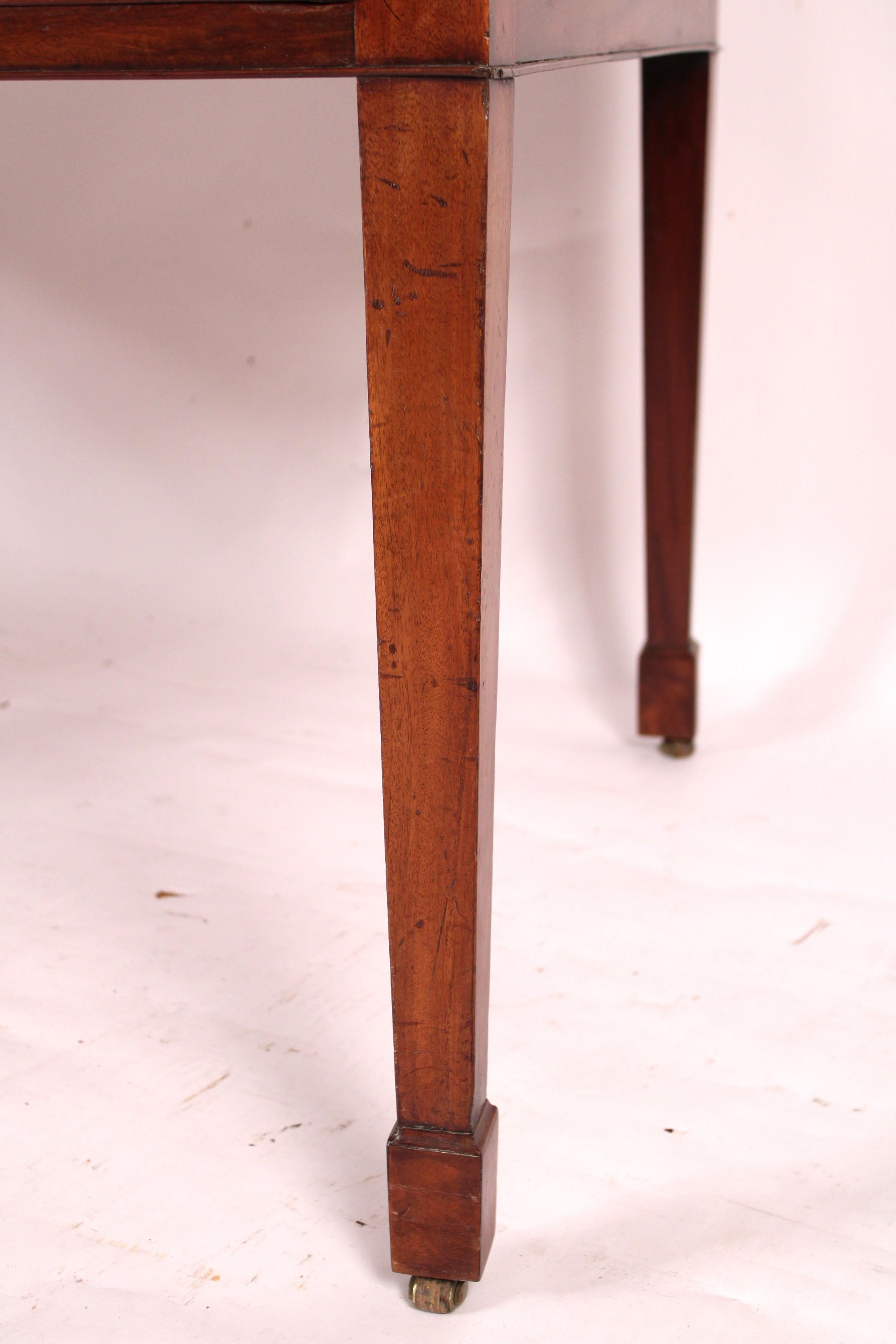 Antique George III Style Mahogany Partners Writing Table For Sale 4