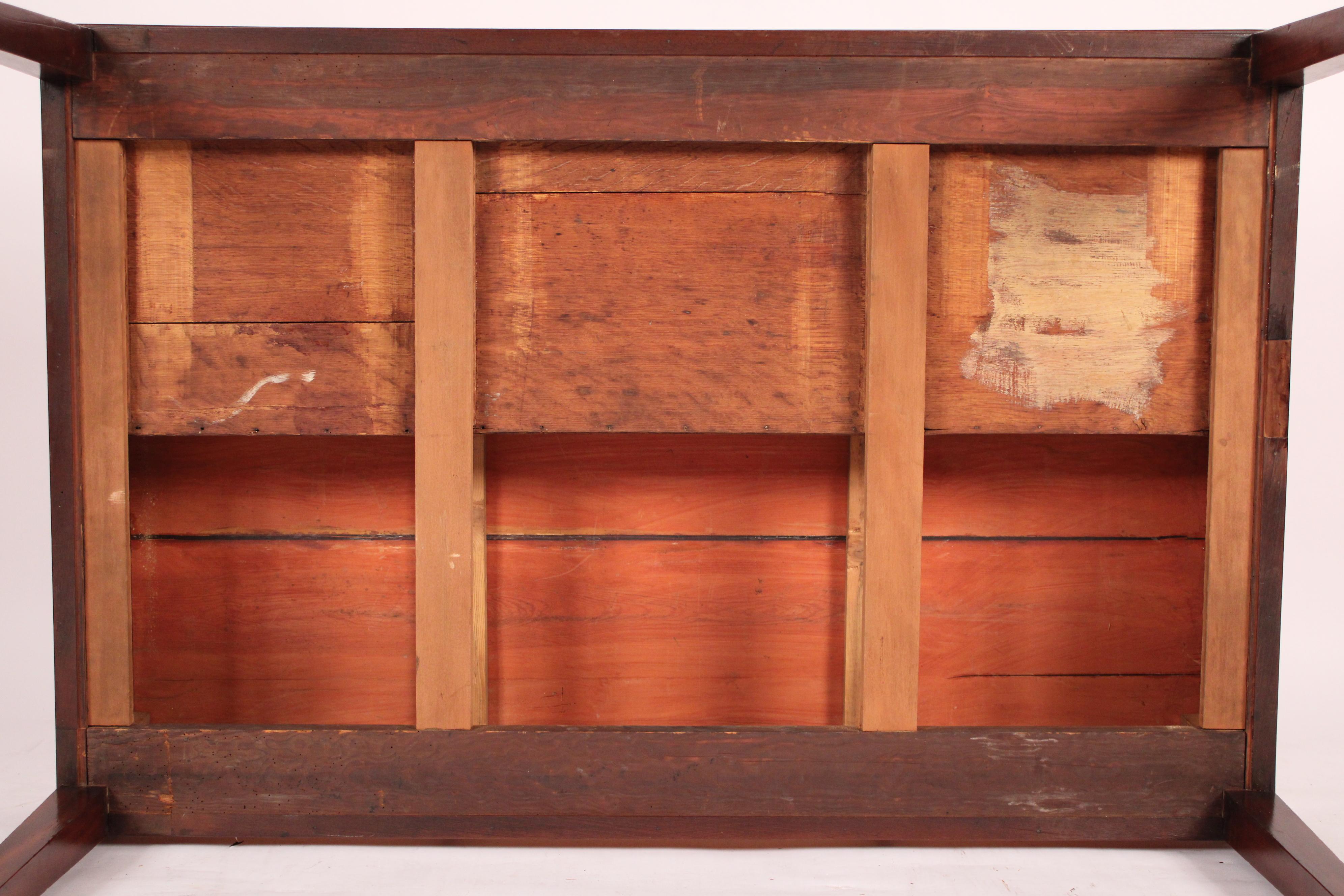 Antique George III Style Mahogany Partners Writing Table For Sale 7