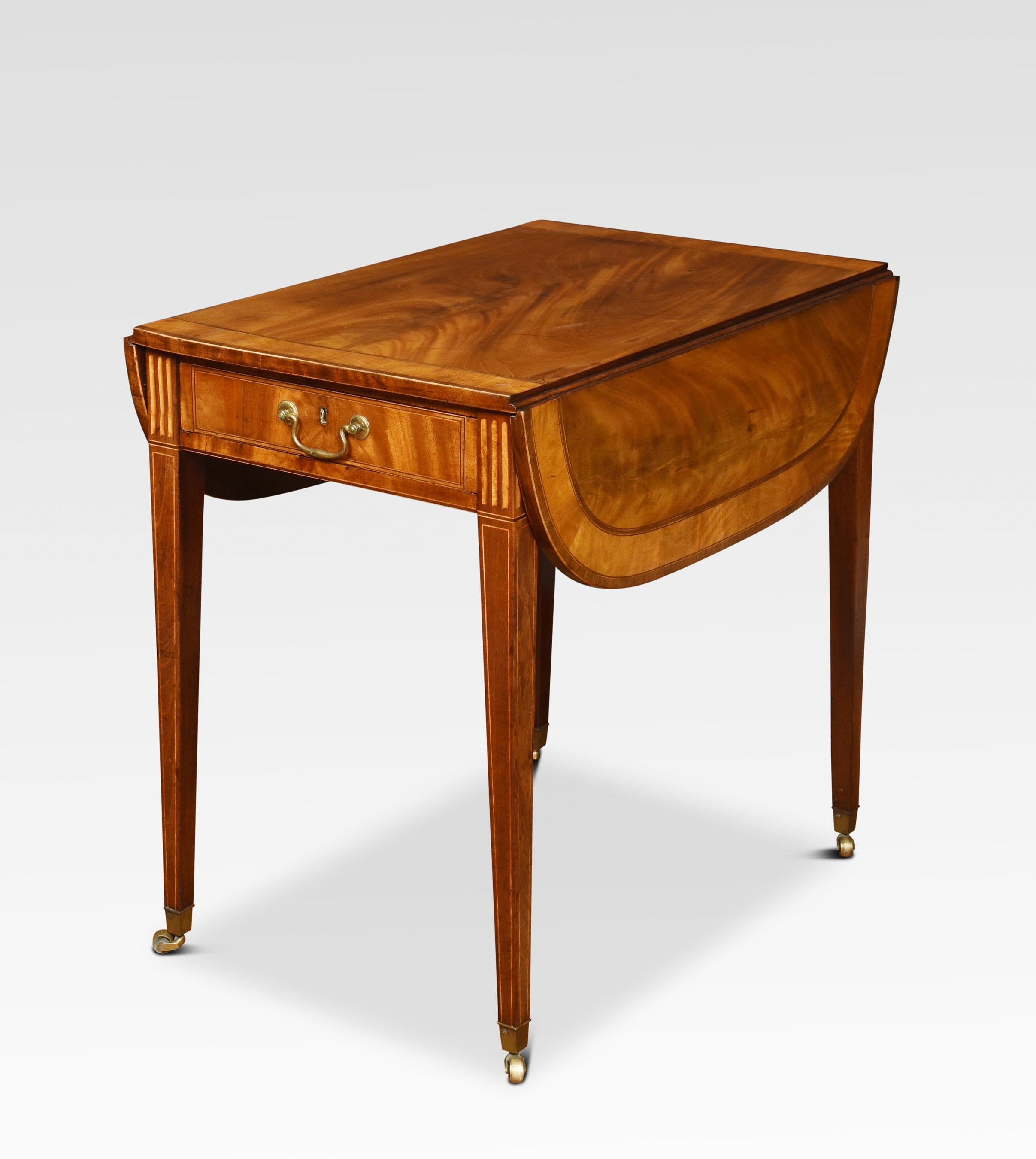 19th Century George III Mahogany Pembroke Table For Sale