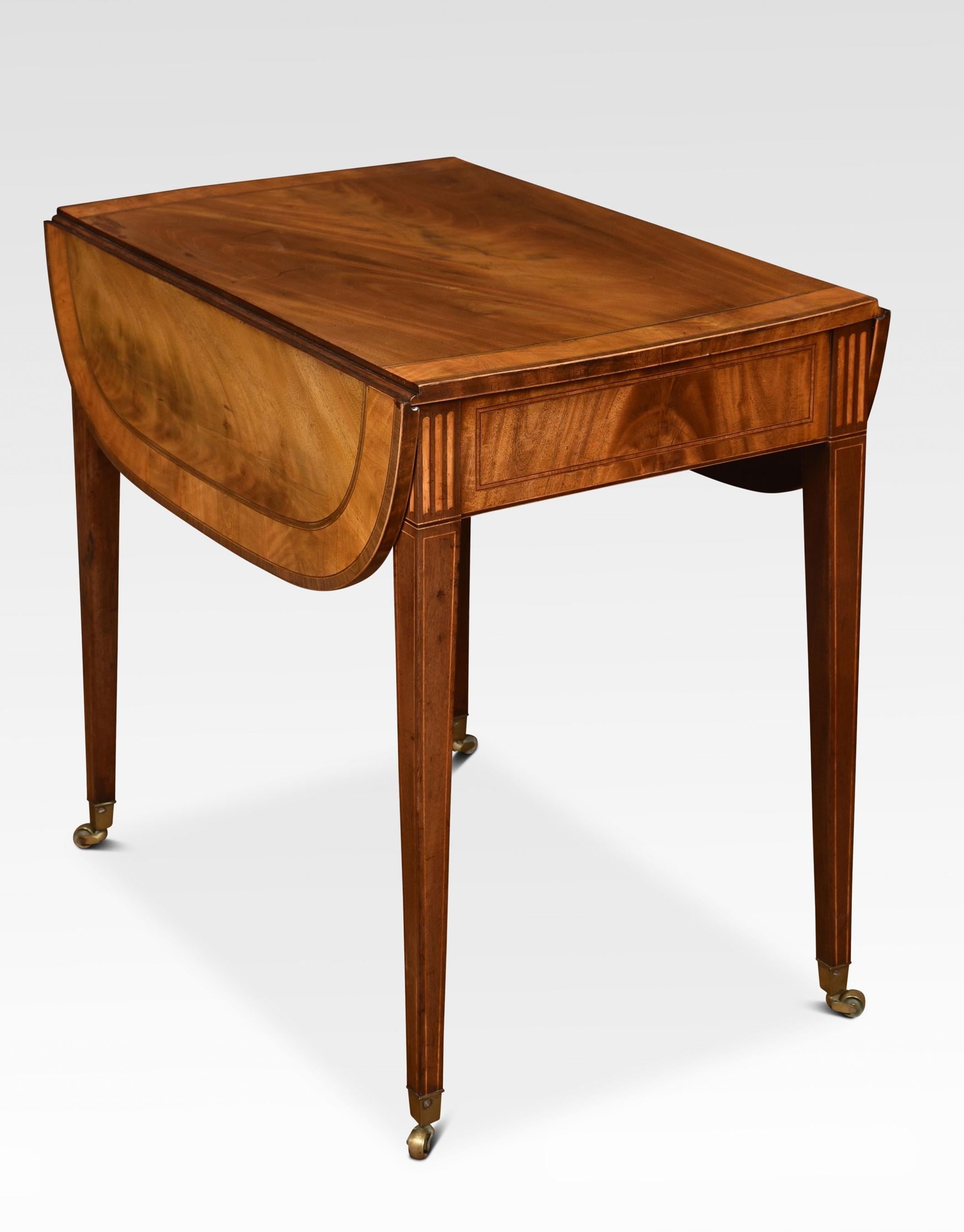 Wood George III Mahogany Pembroke Table For Sale