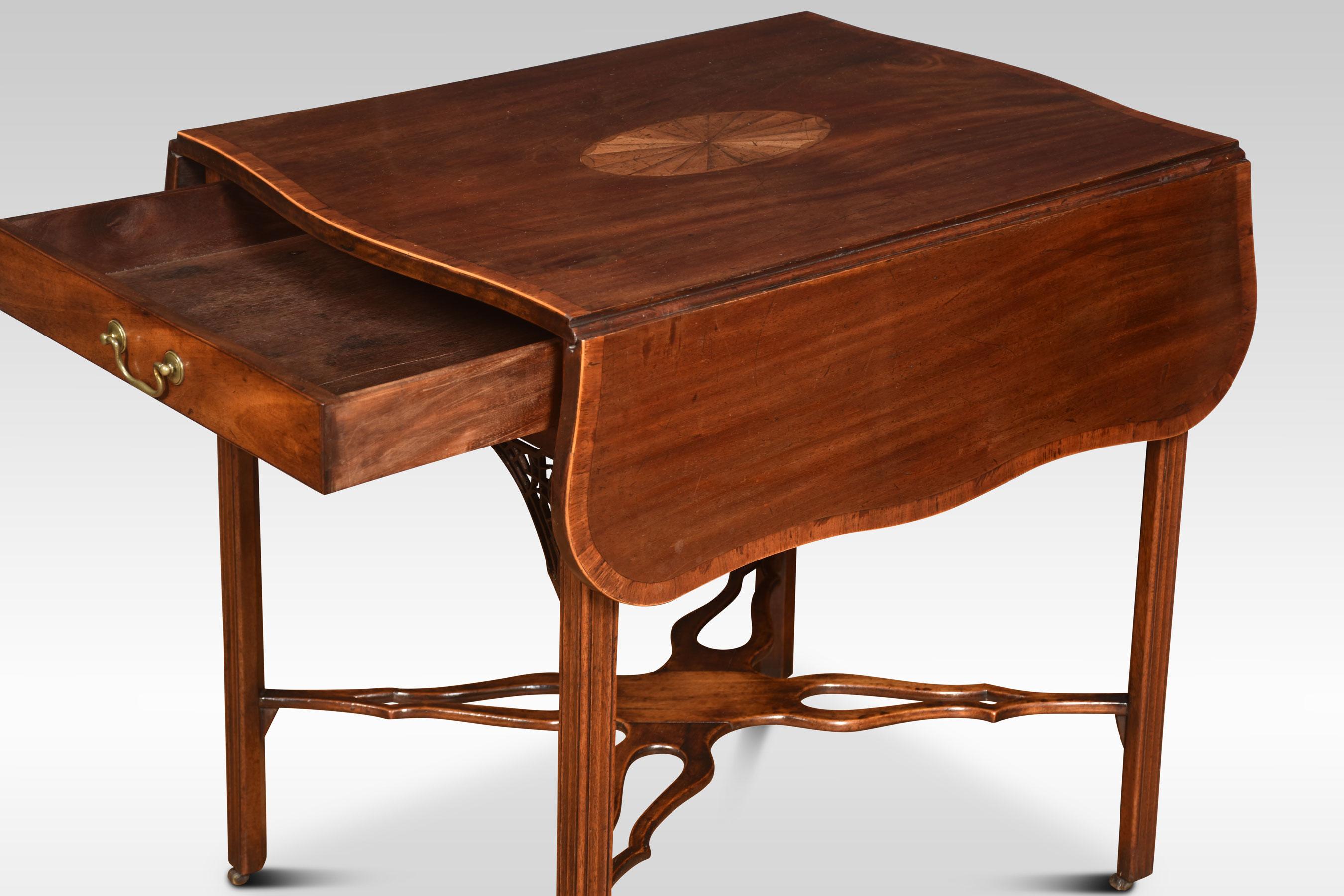 19th Century George III Mahogany Pembroke Table For Sale