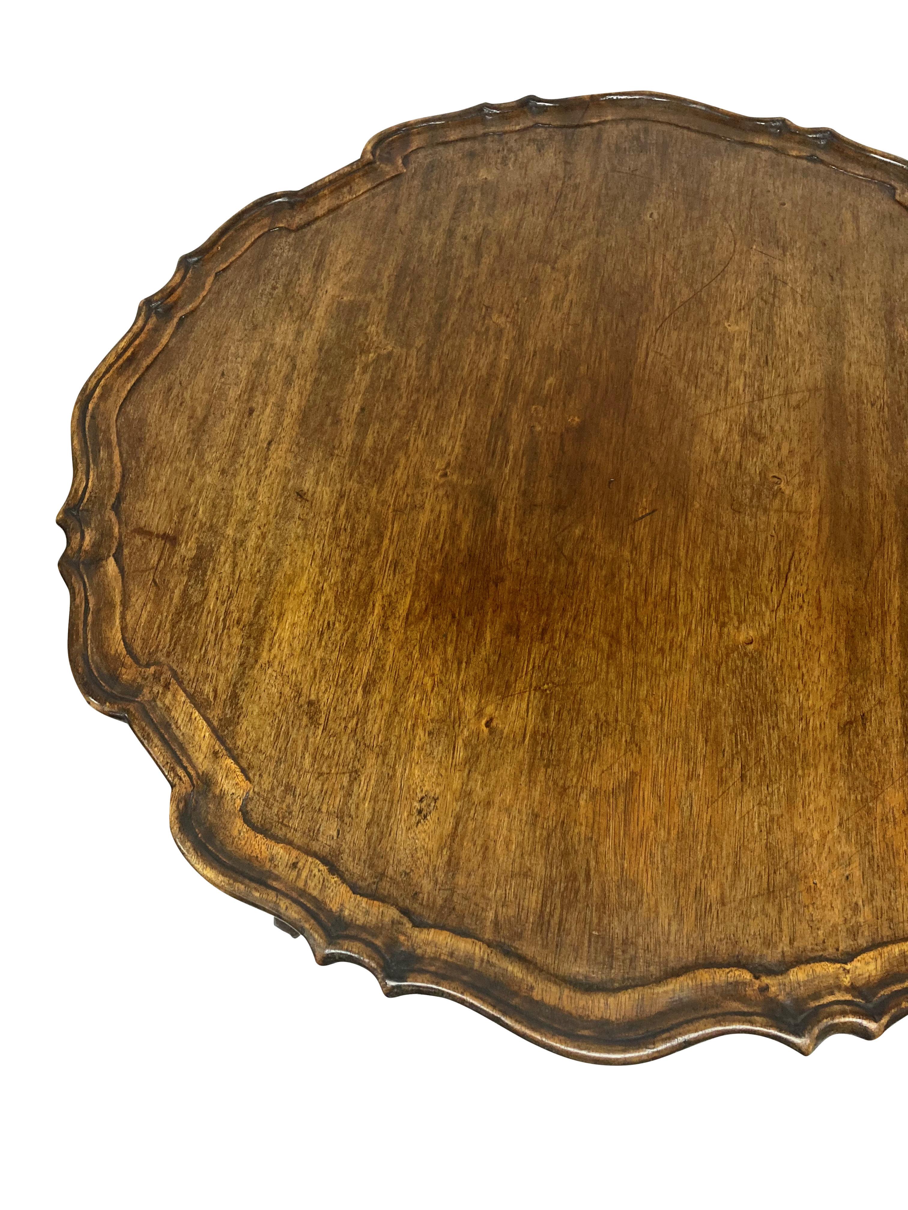 III Mahogany Pie Crust Table For Sale at 1stDibs