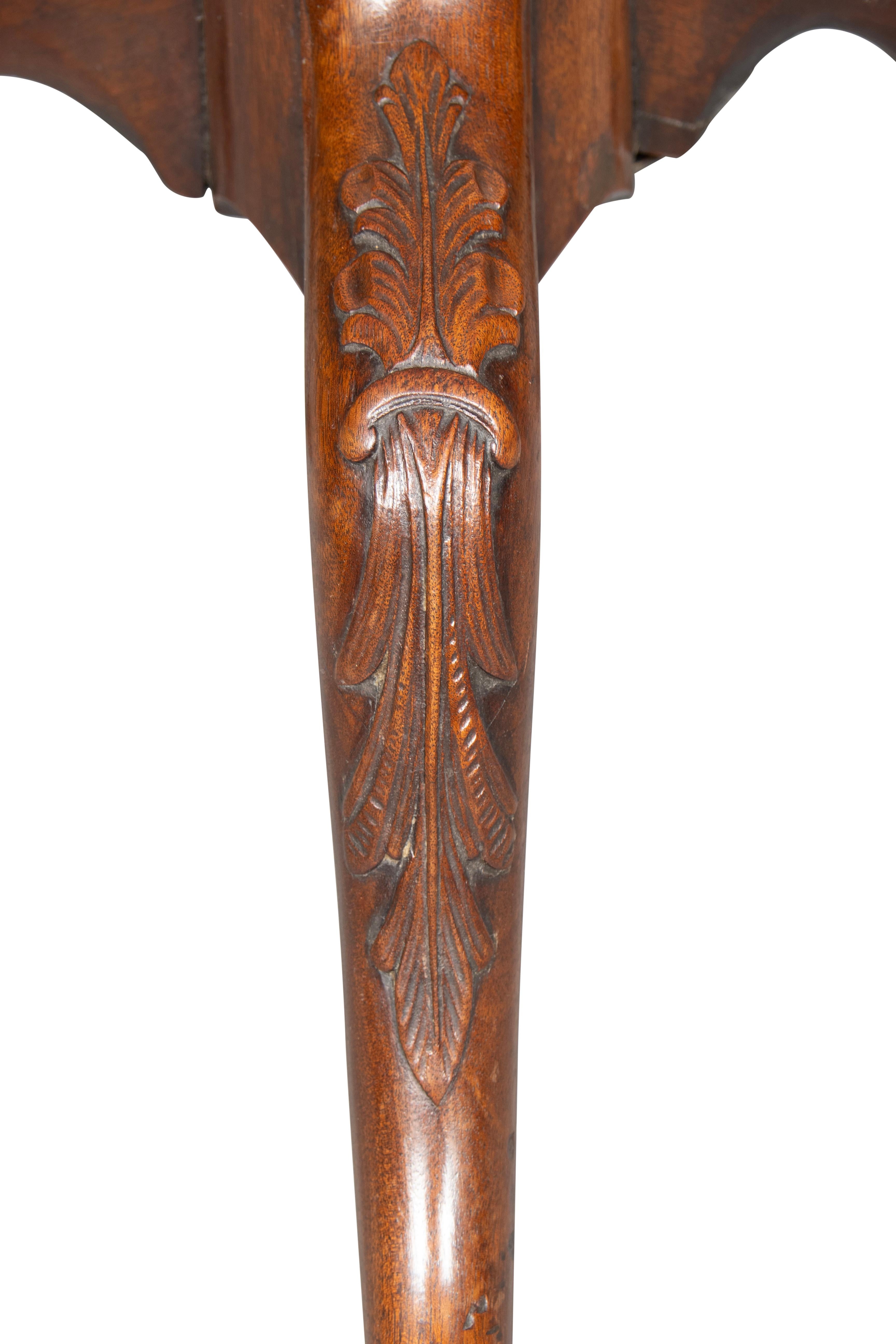George III Mahogany Piecrust Tilt Top Table For Sale 7