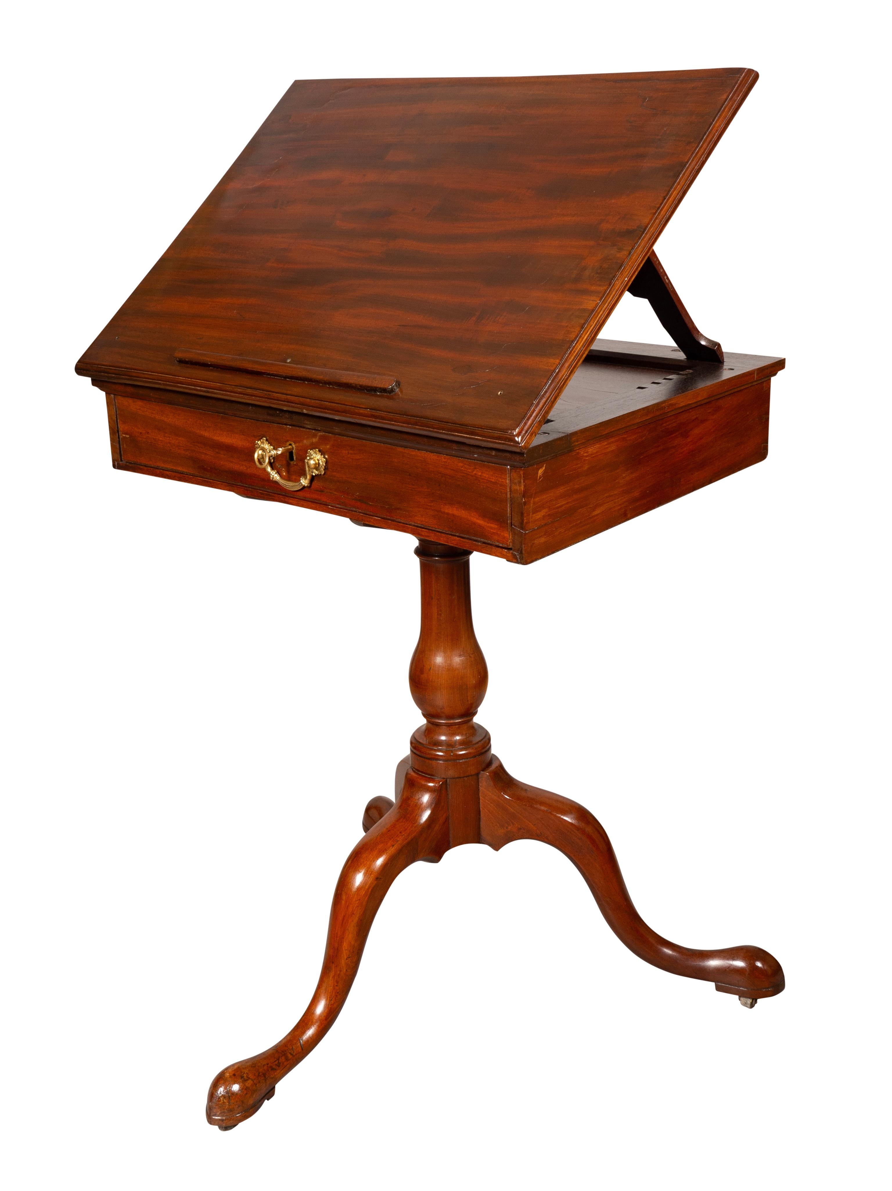 George III Mahogany Reading Stand For Sale 1