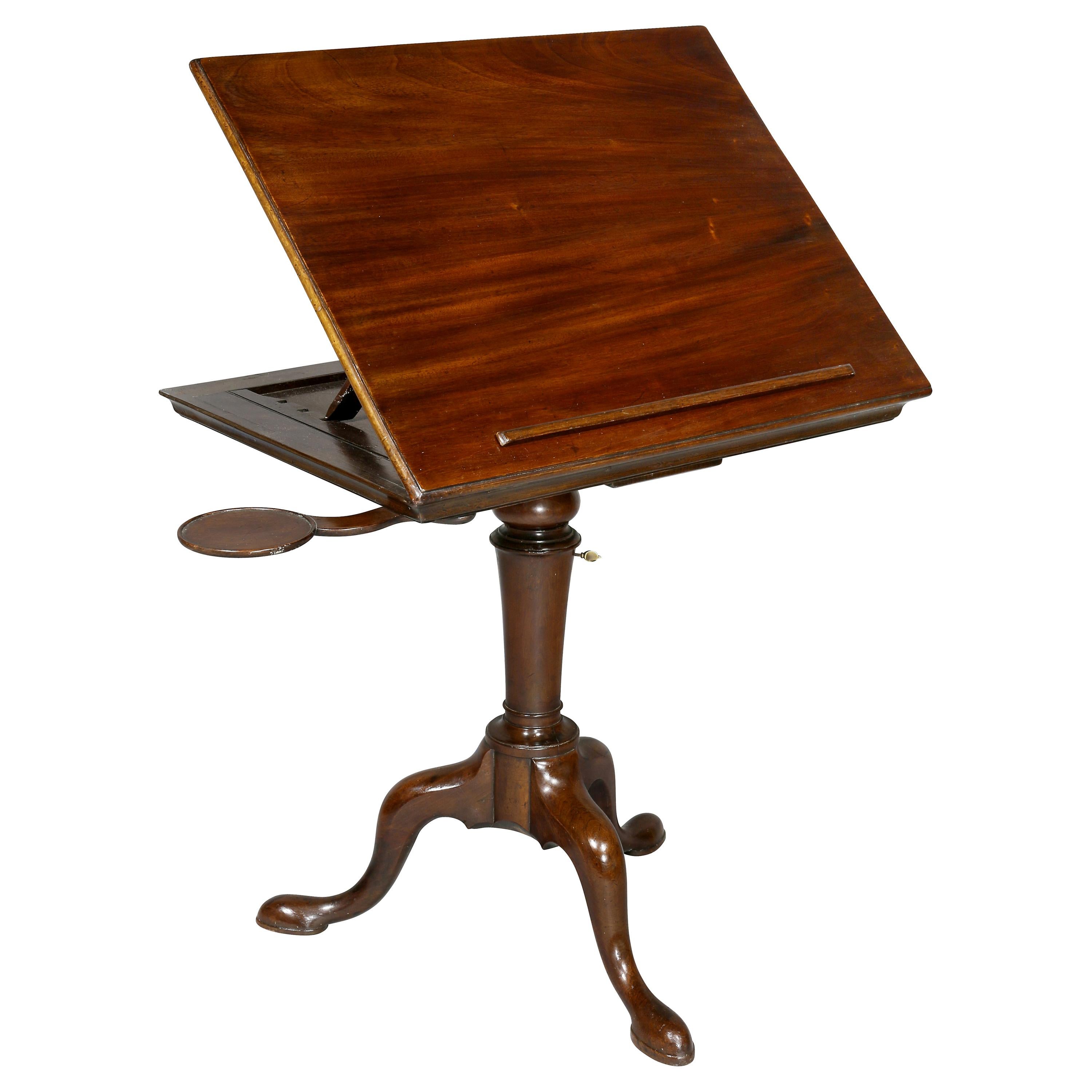 George III Mahogany Reading Stand For Sale