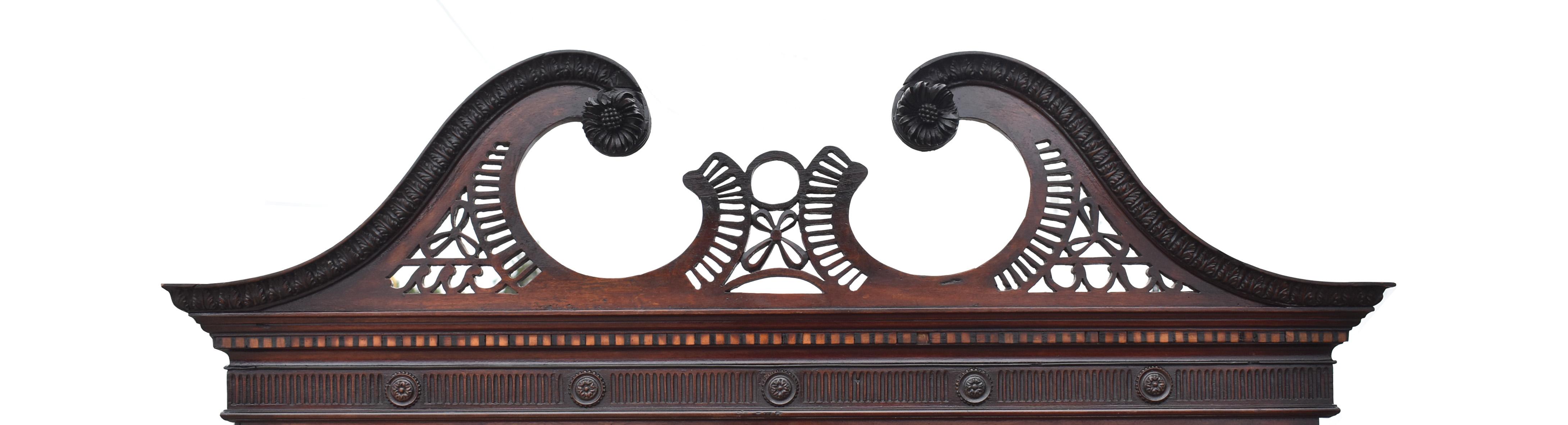 Mogano Libreria secretaire in mogano Giorgio III in vendita