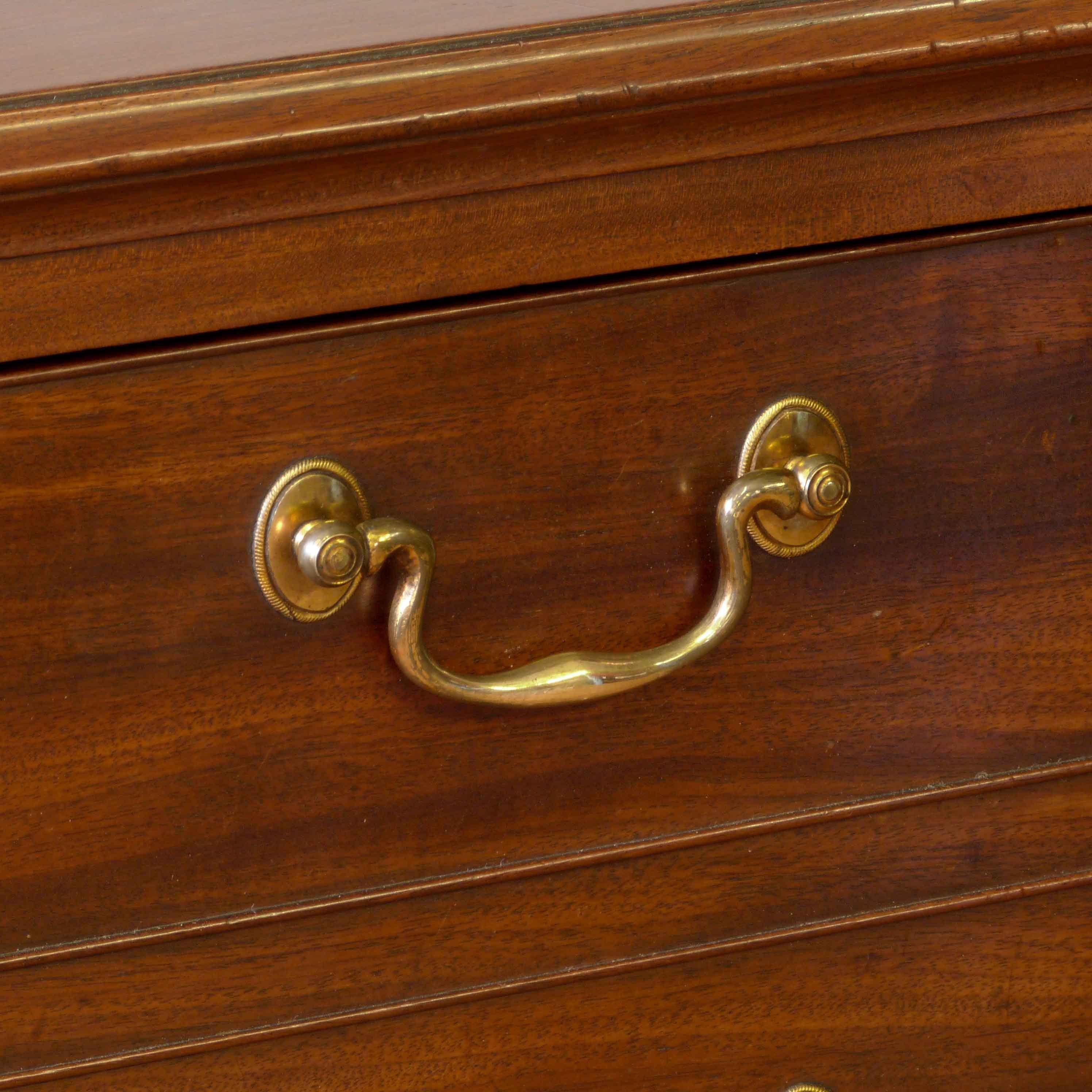 George III Mahogany Secretaire Chest For Sale 7