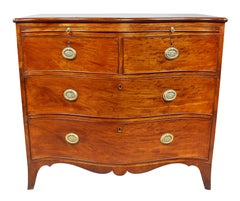 George III Mahogany Serpentine Chest of Drawers