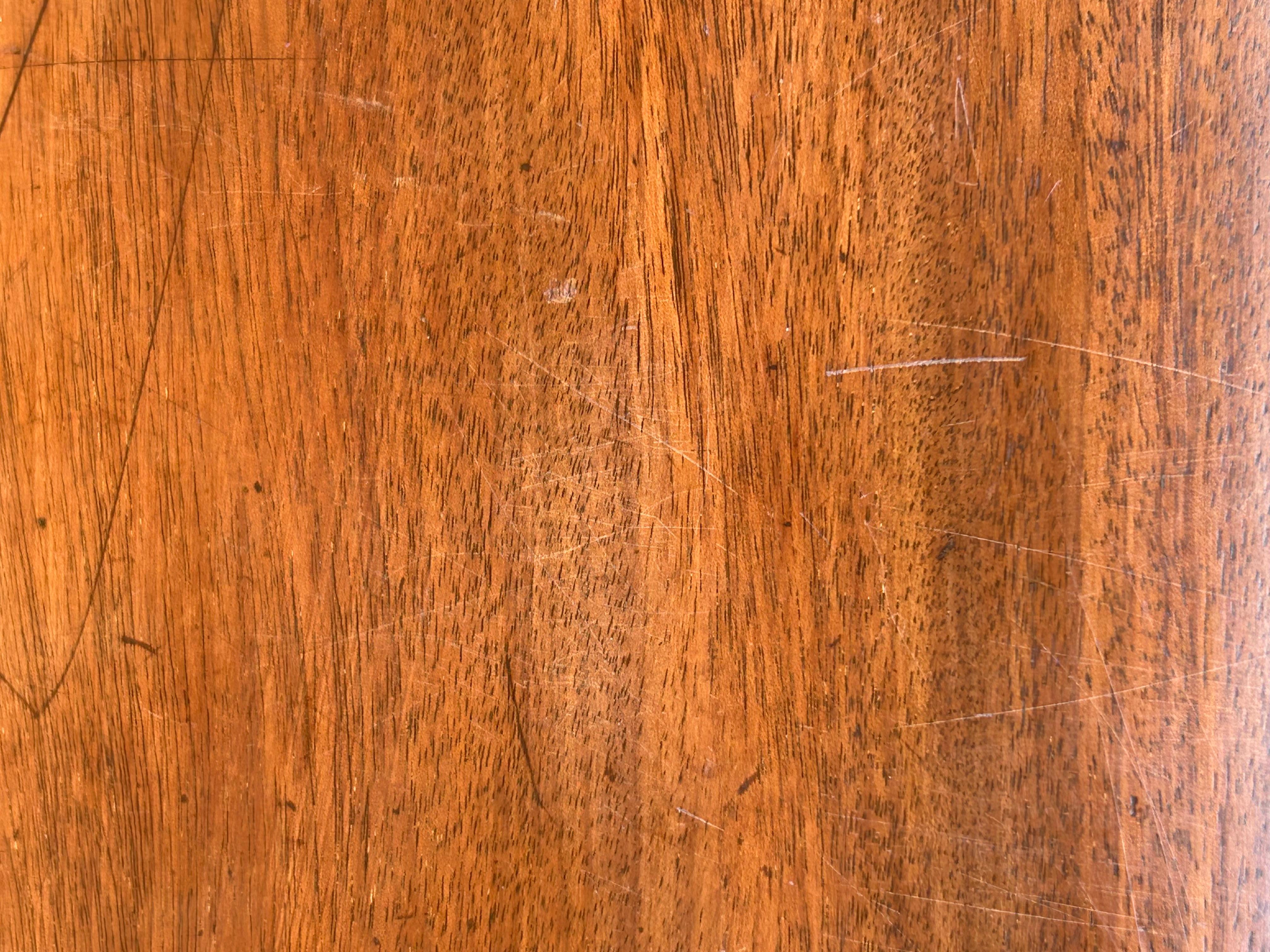 George III Mahogany Serpentine Fronted Card Table For Sale 5