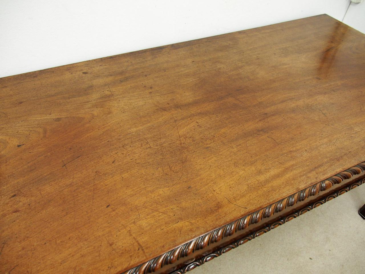 George III Mahogany Serving Table For Sale 1
