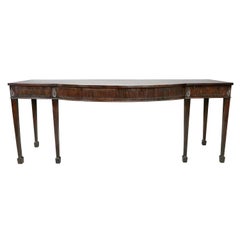 Antique George III Mahogany Sideboard / Table