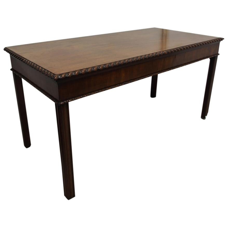 George III Mahogany Serving Table For Sale