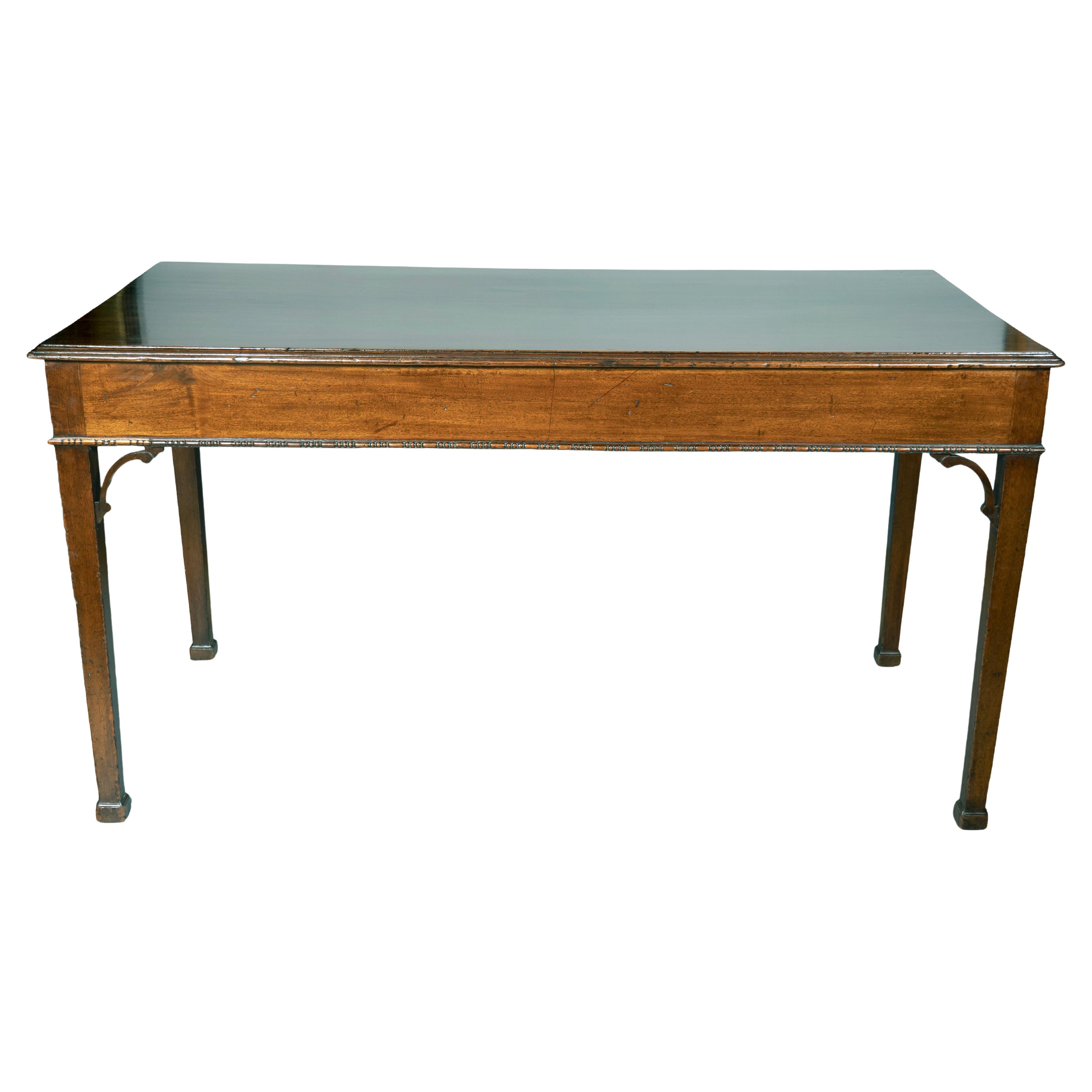 George III Mahogany Serving Table For Sale