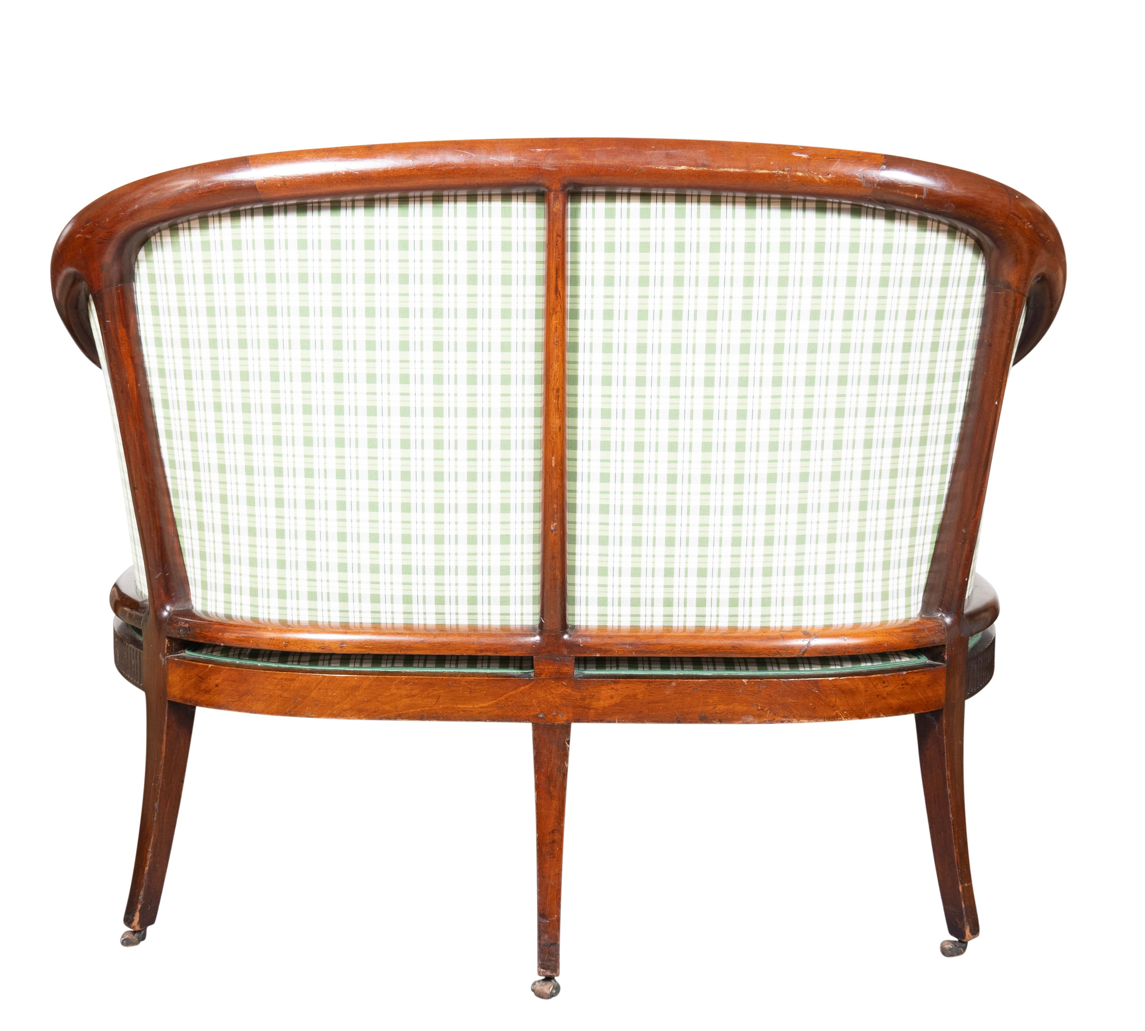 George III Mahagoni-Sofa (Englisch) im Angebot