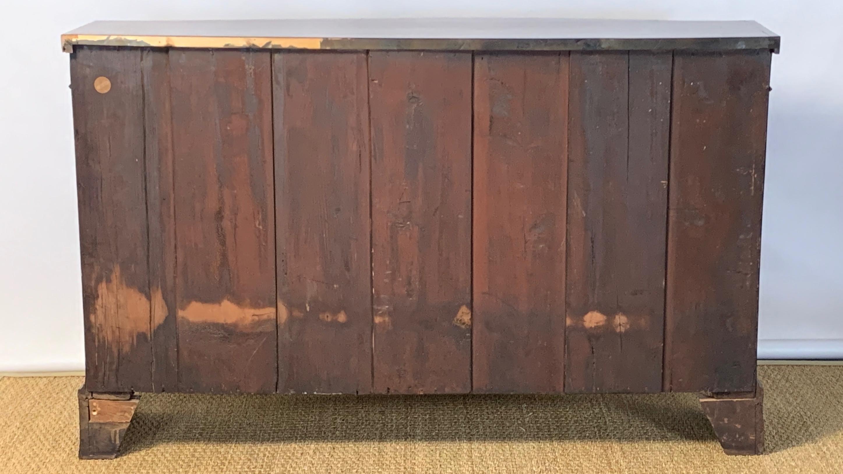 18th Century George III Mahogany Side Cabinet or Credenza