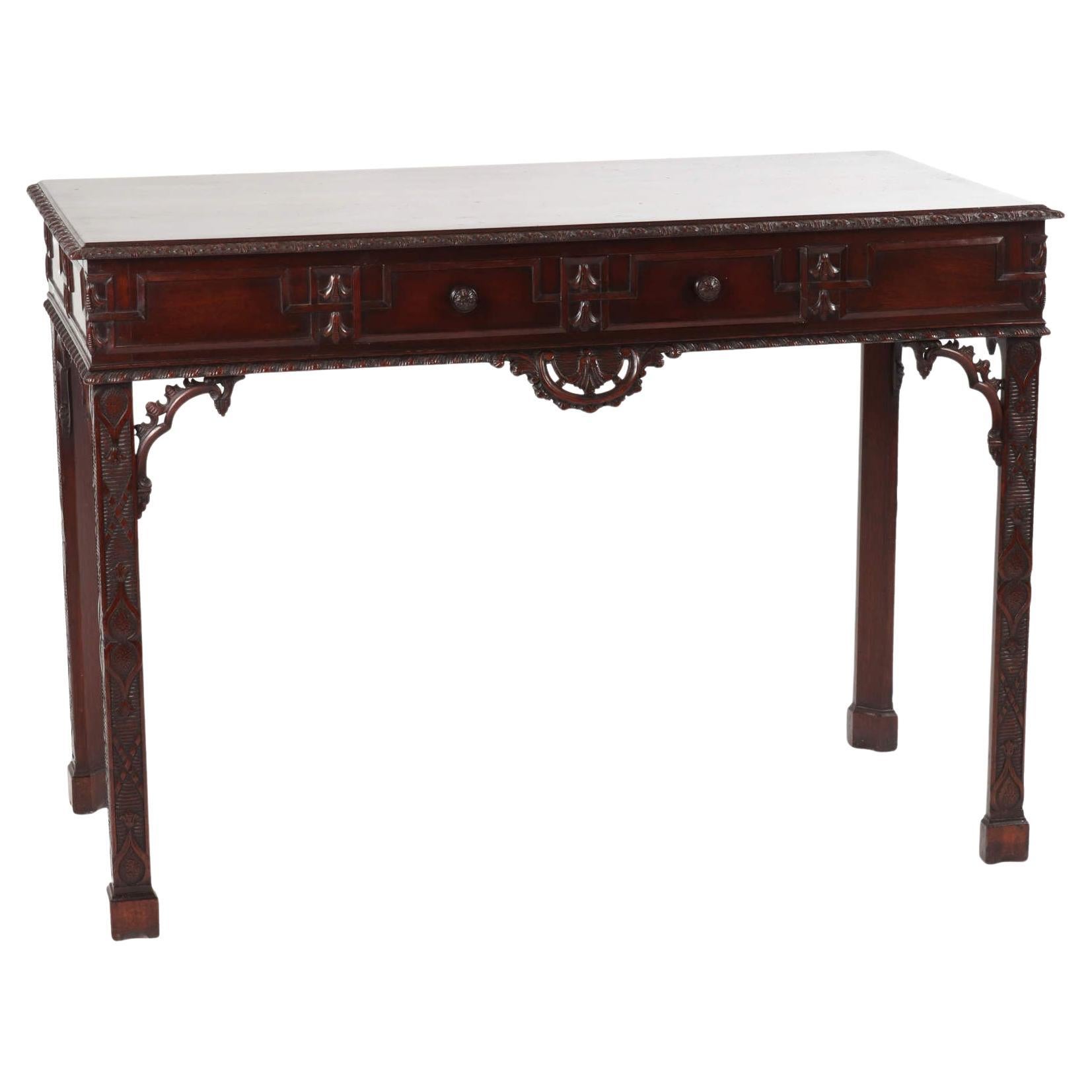 George III Mahogany Side Table, circa. 1800 For Sale