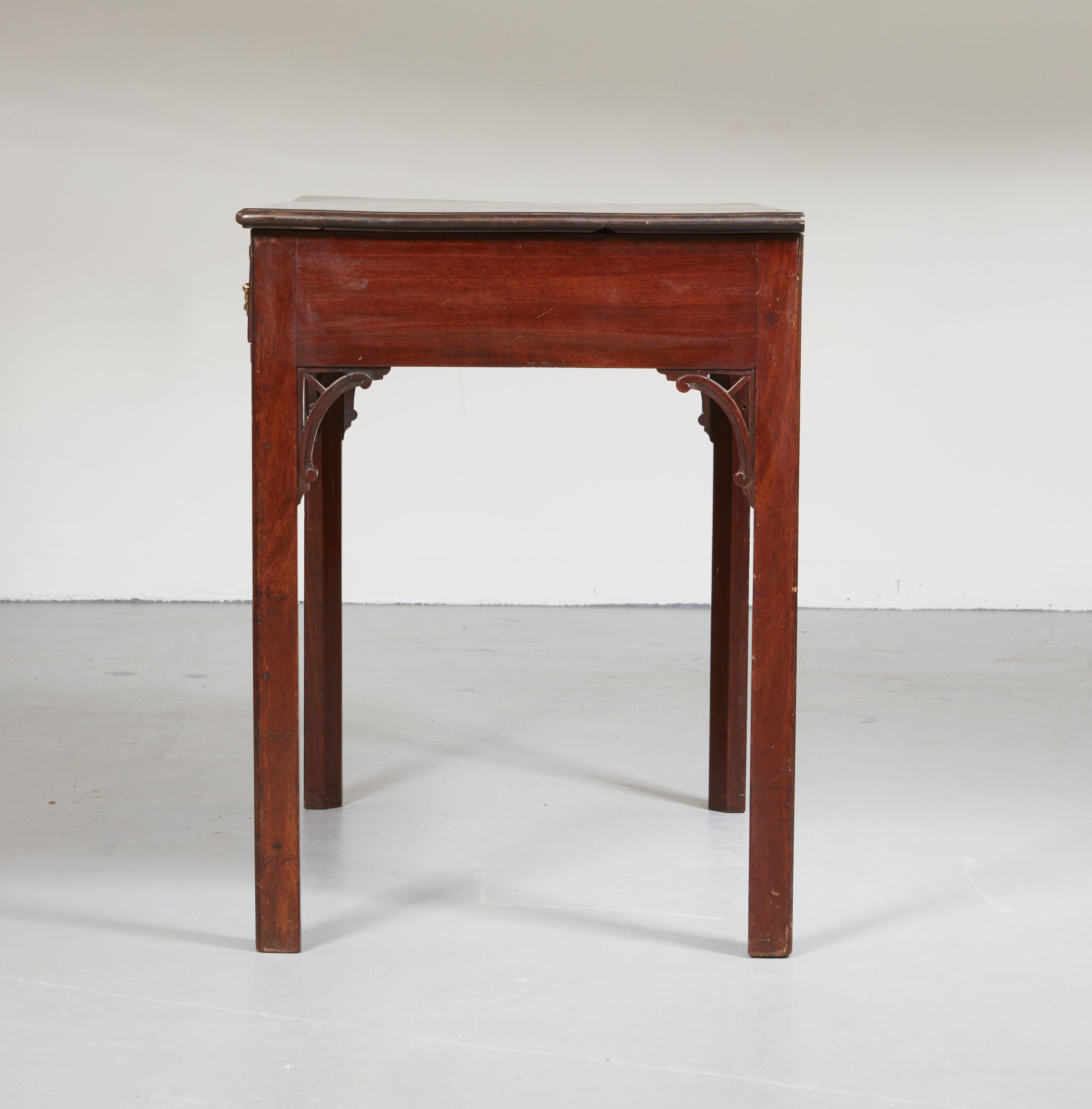Chippendale George III Mahogany Side Table