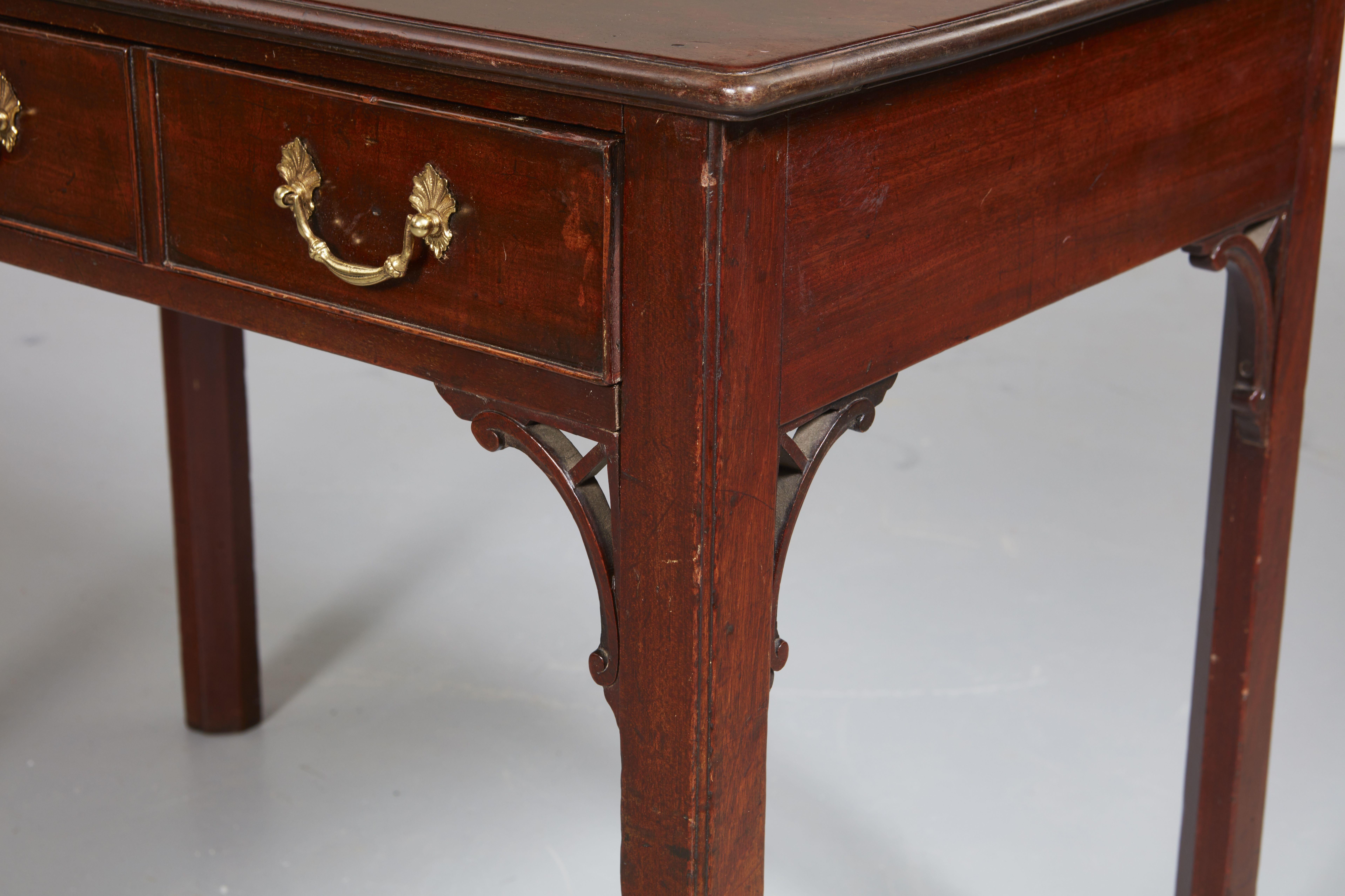 English George III Mahogany Side Table