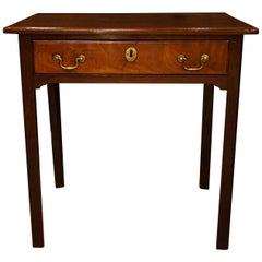 Antique George III Mahogany Side Table