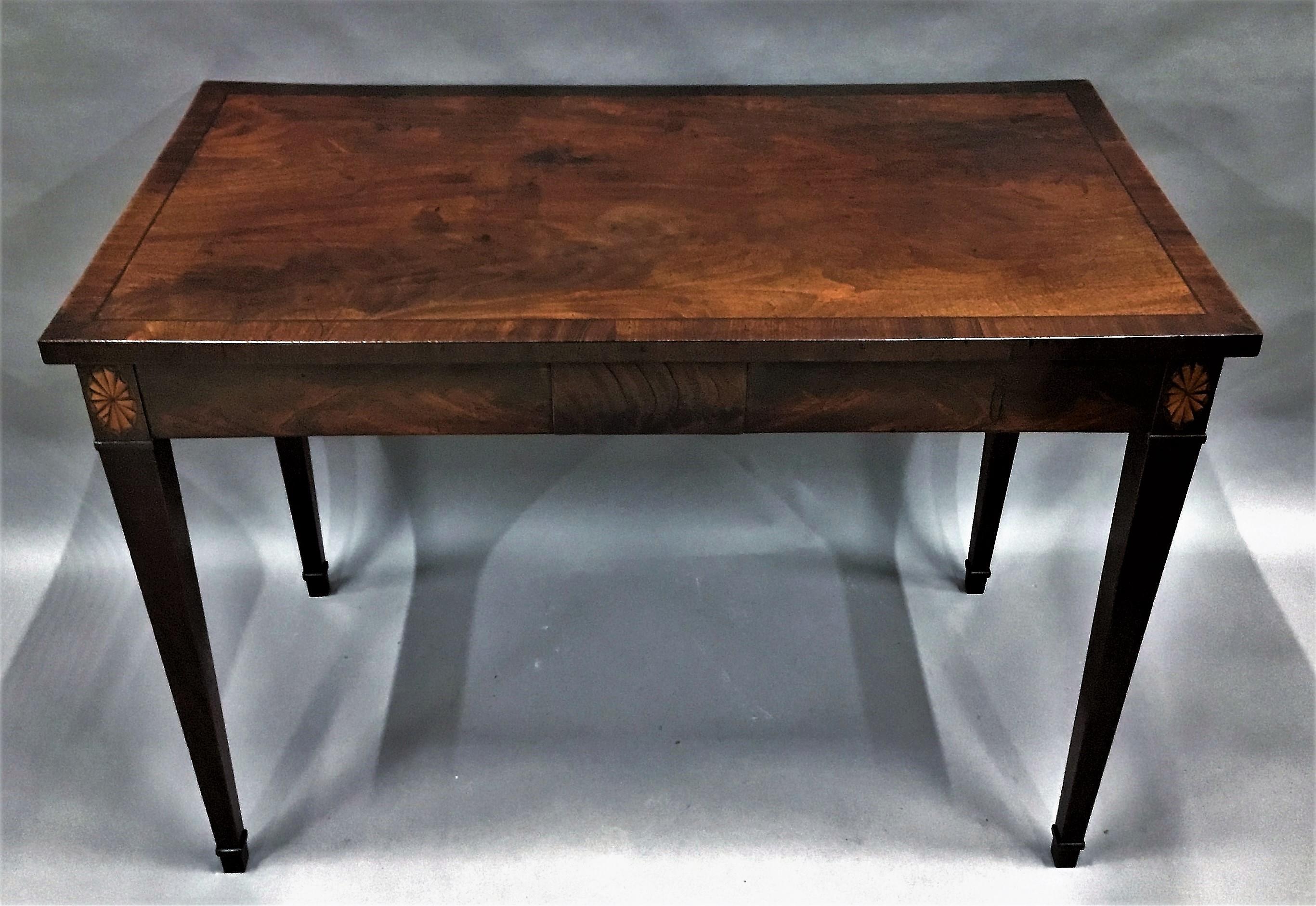 George III Mahogany Side Table or Serving Table For Sale 4