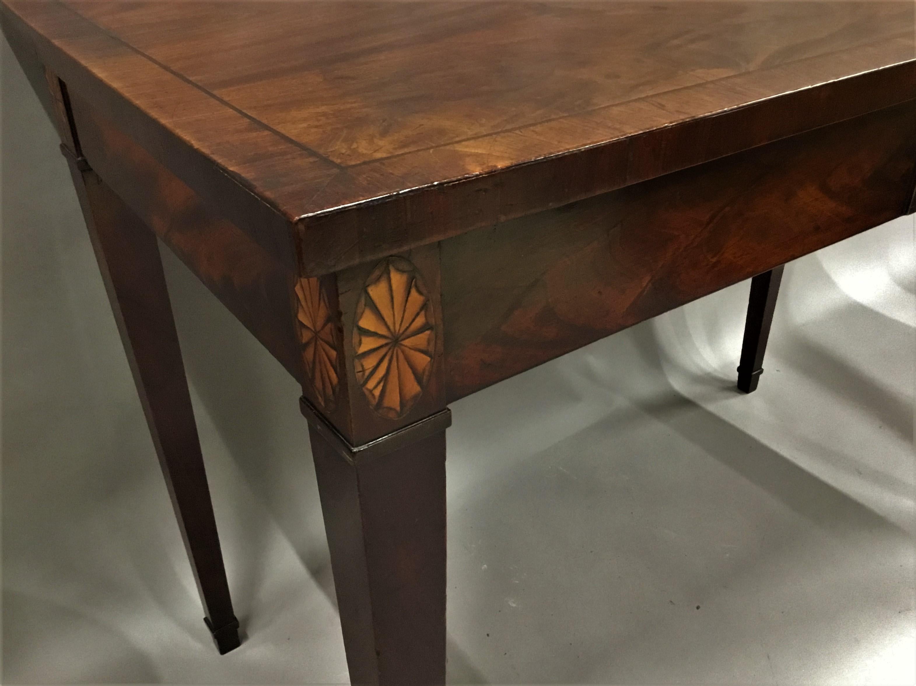 George III Mahogany Side Table or Serving Table For Sale 6