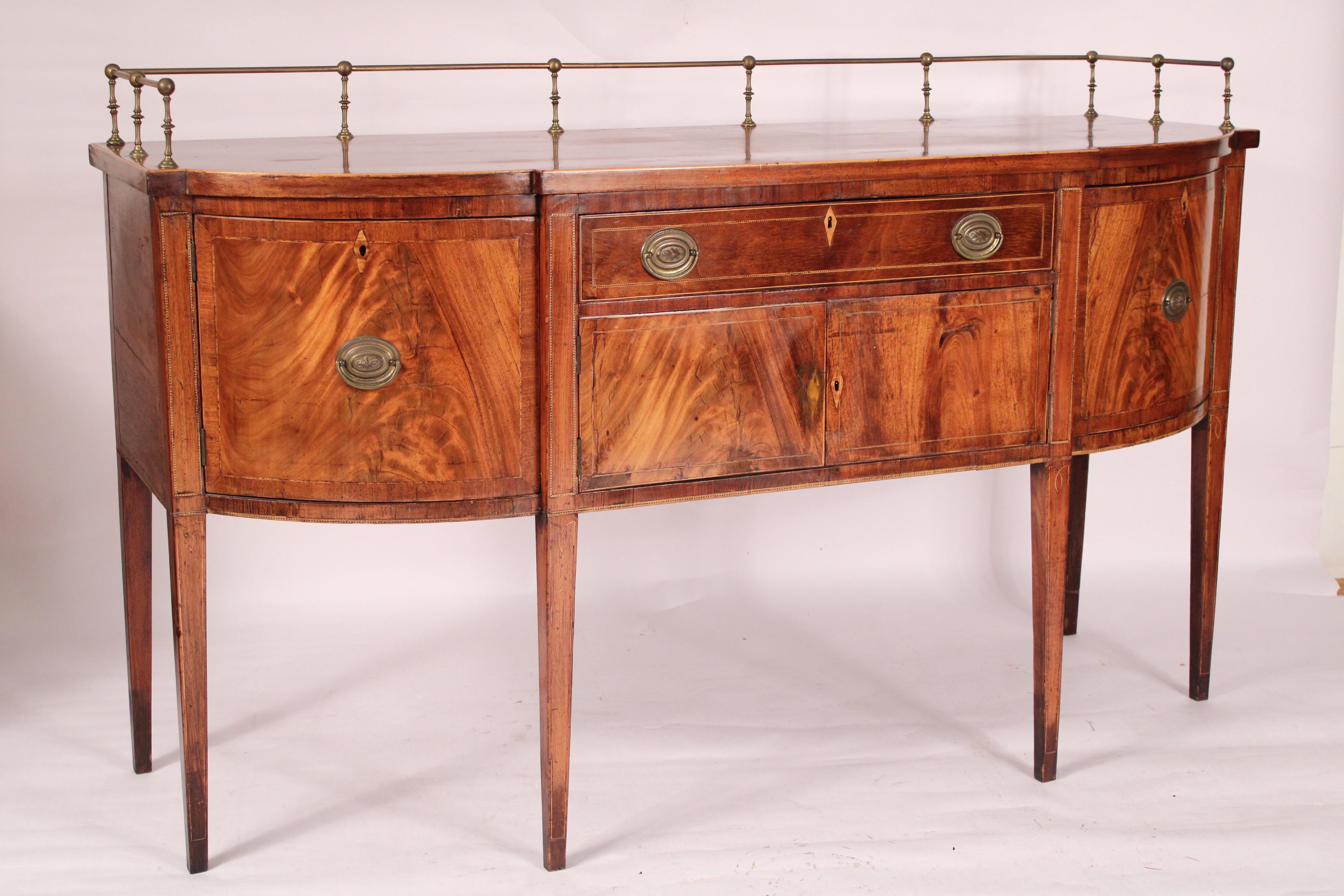 English George III Mahogany Sideboard For Sale