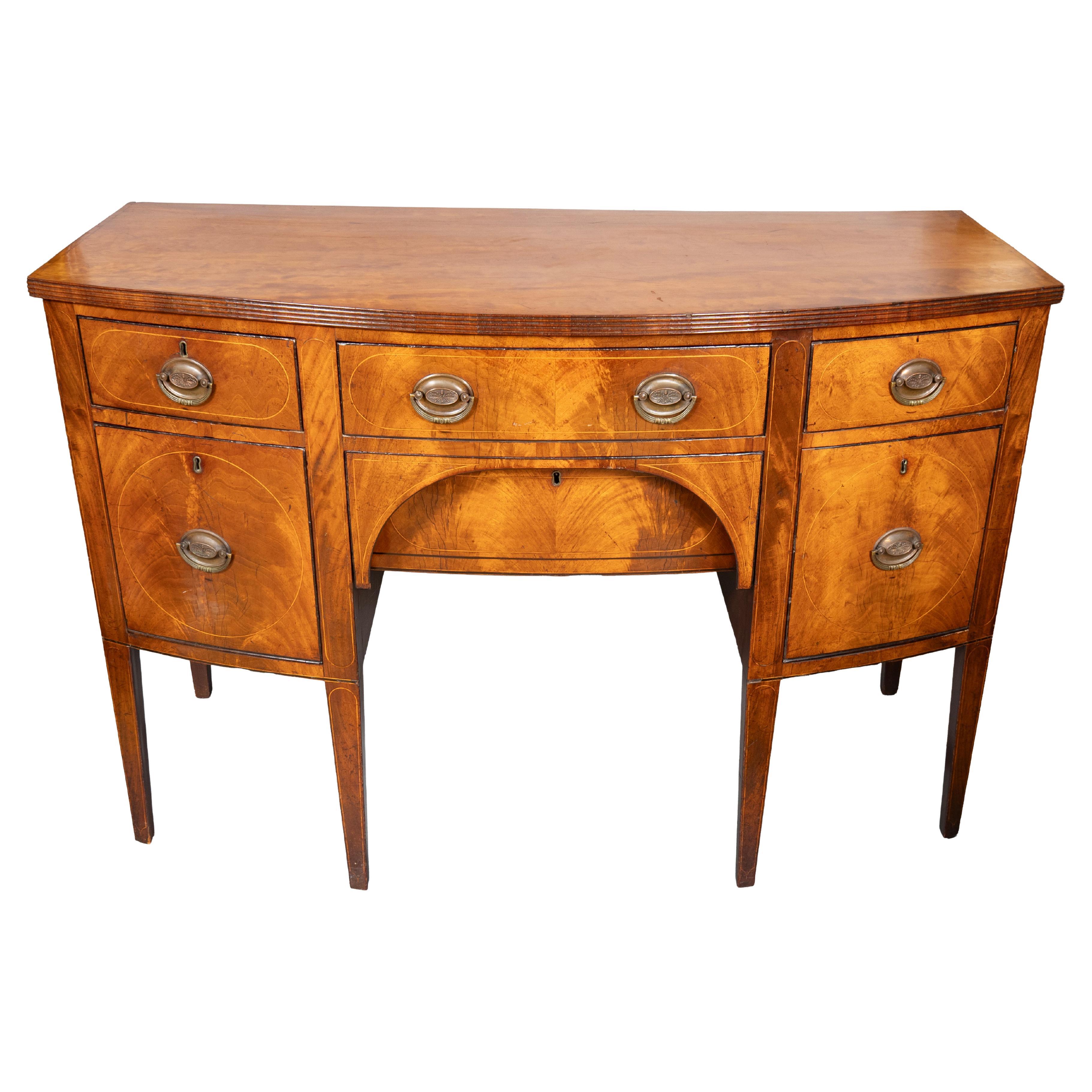George III Mahogany Sideboard For Sale