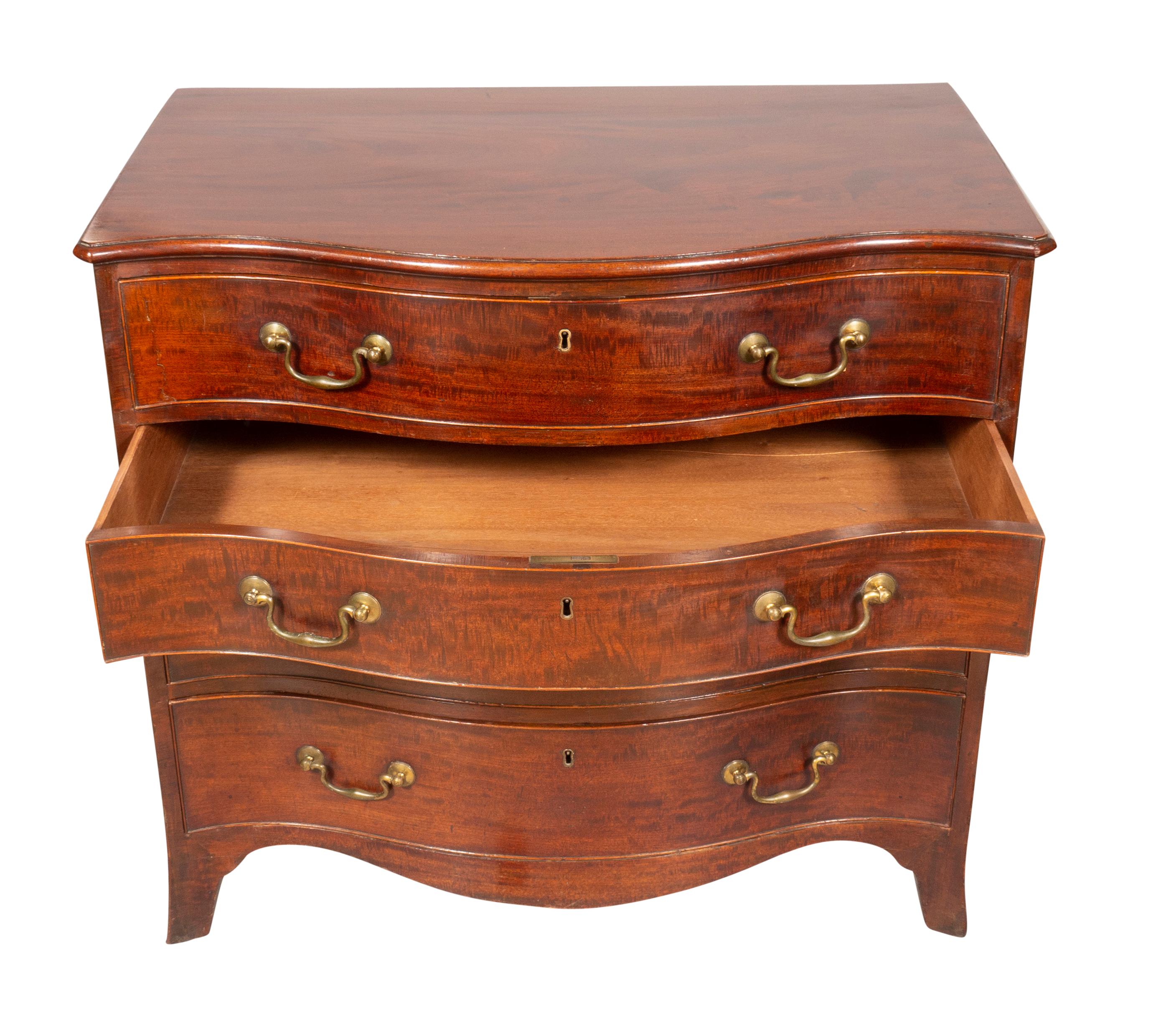 III Mahogany Silver Chest Of Drawers For Sale at 1stDibs