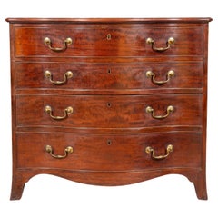 George III Mahogany Silver Chest Of Drawers