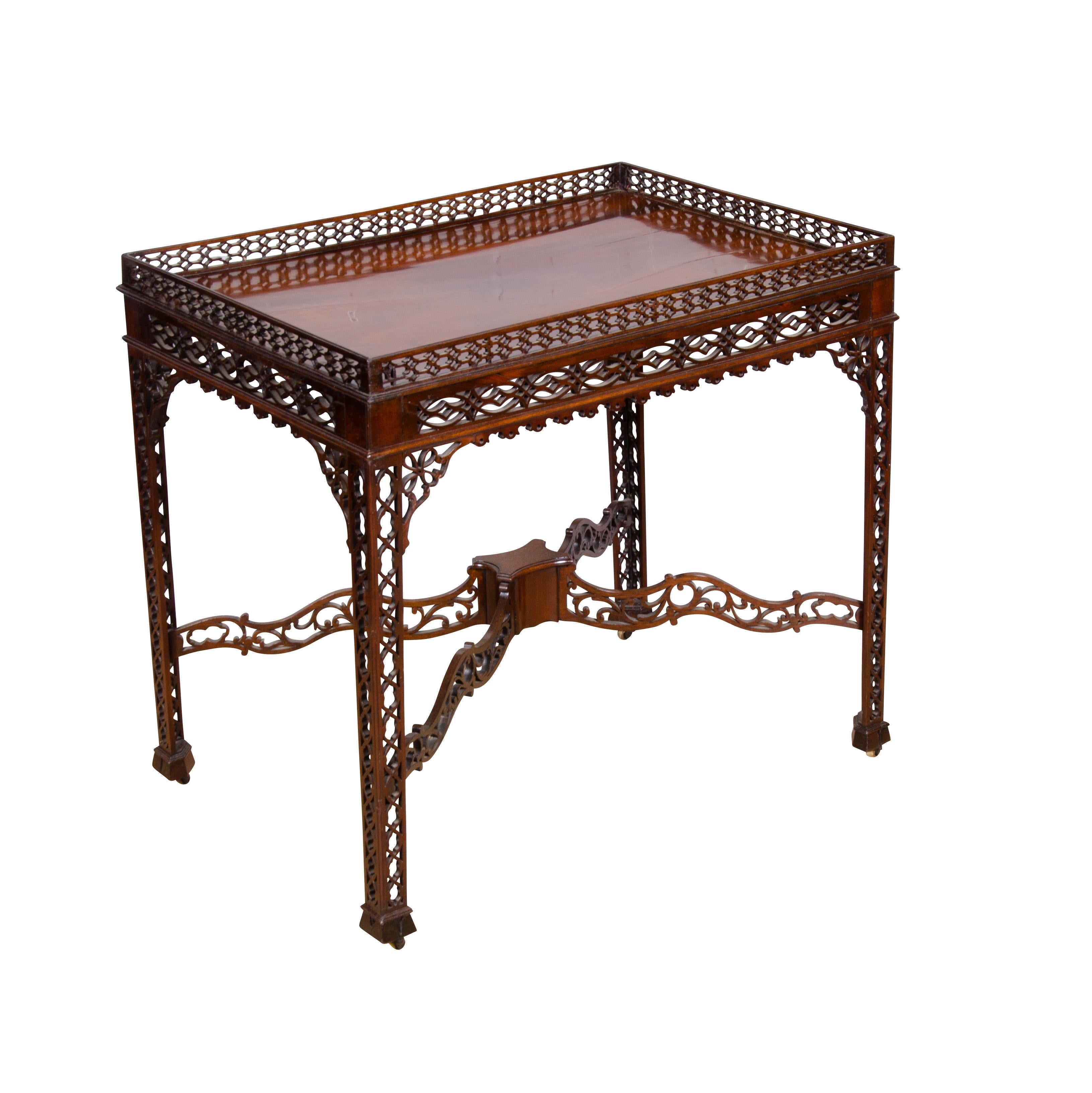 George III Mahogany Silver Table For Sale 5