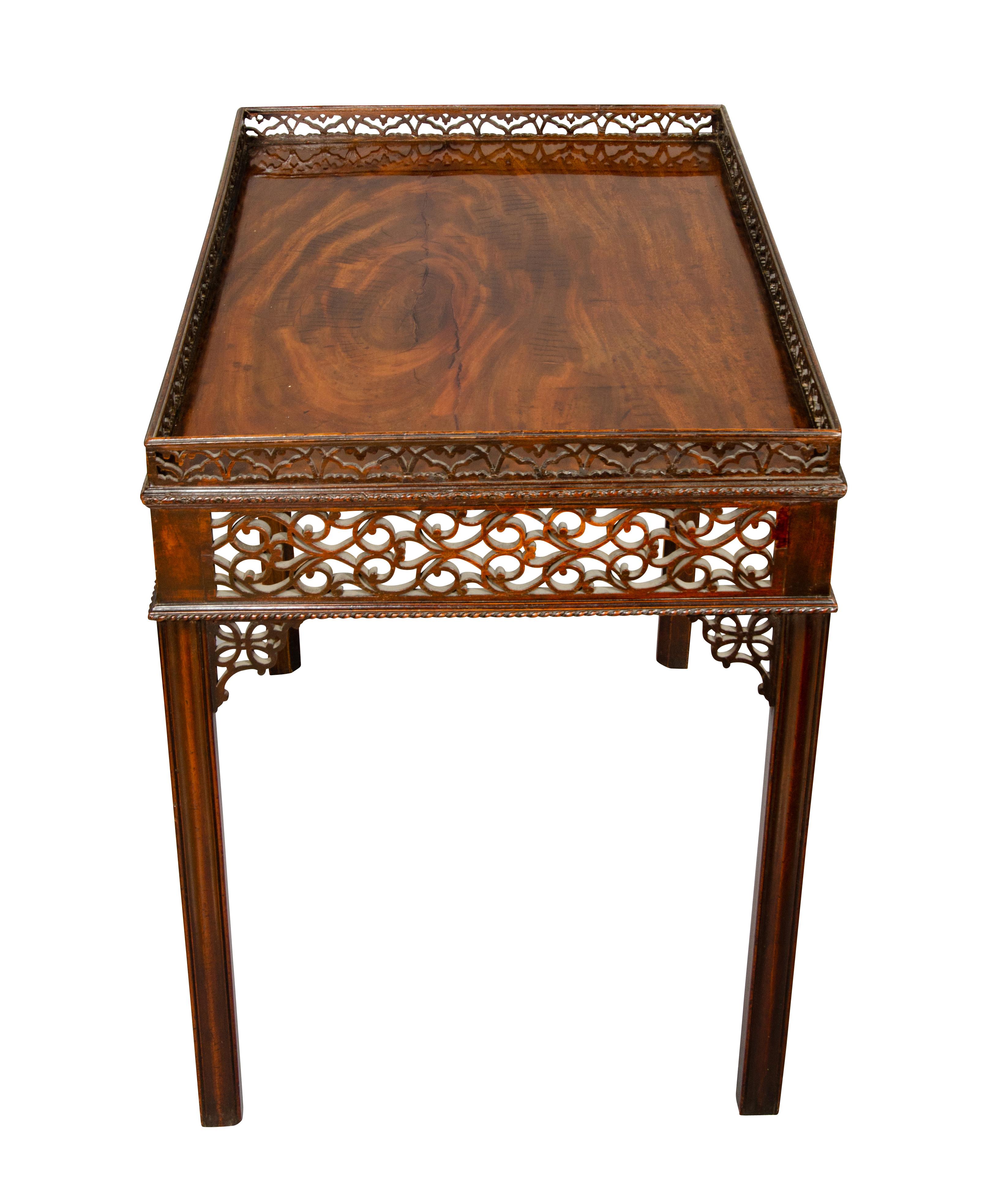 George III Mahogany Silver Table For Sale 5
