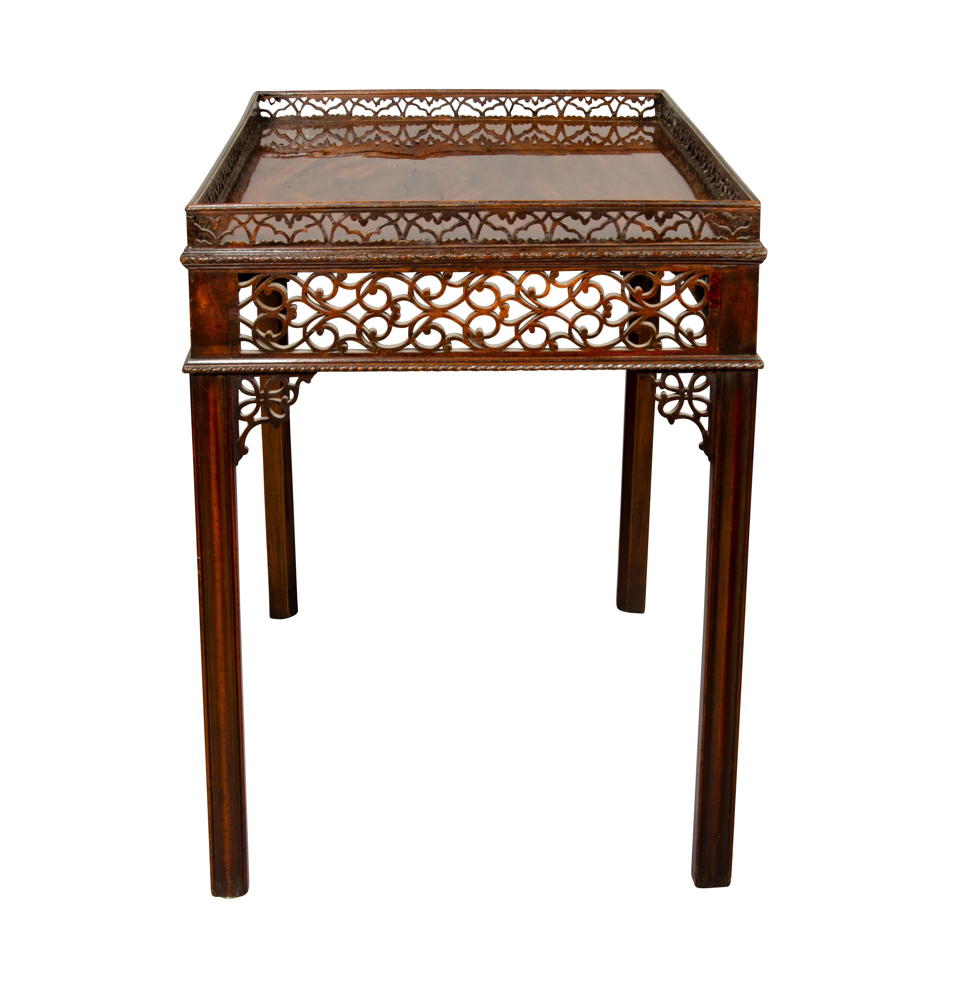 George III Mahogany Silver Table For Sale 6