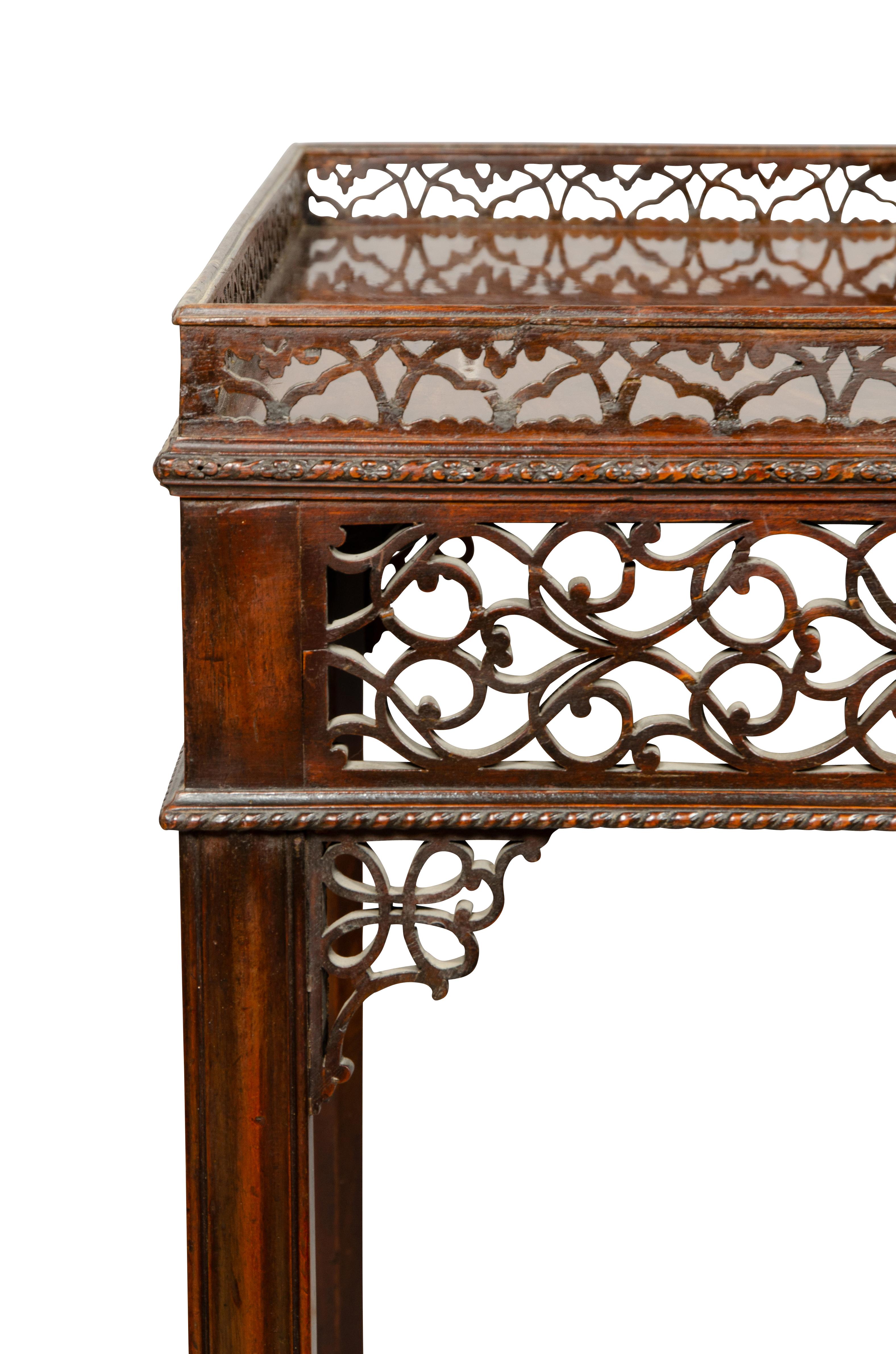 George III Mahogany Silver Table For Sale 12