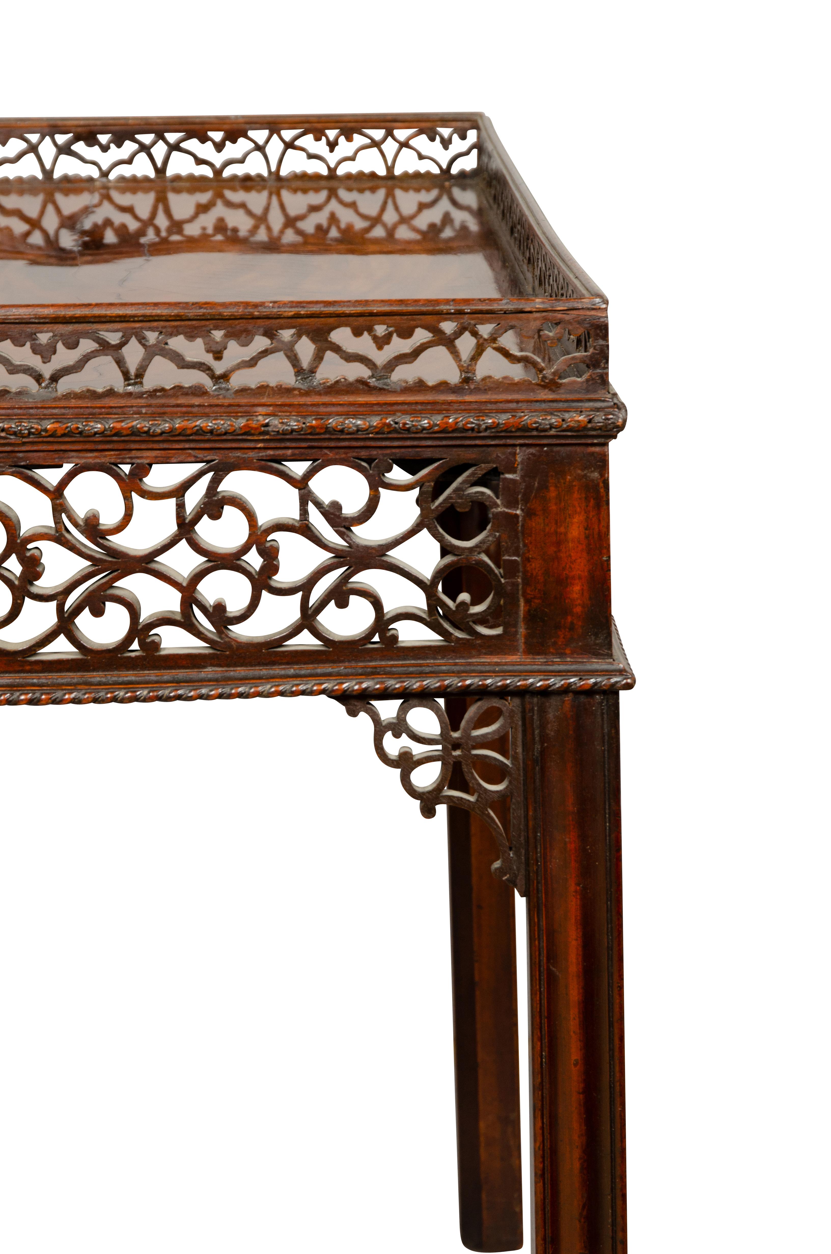 George III Mahogany Silver Table For Sale 13