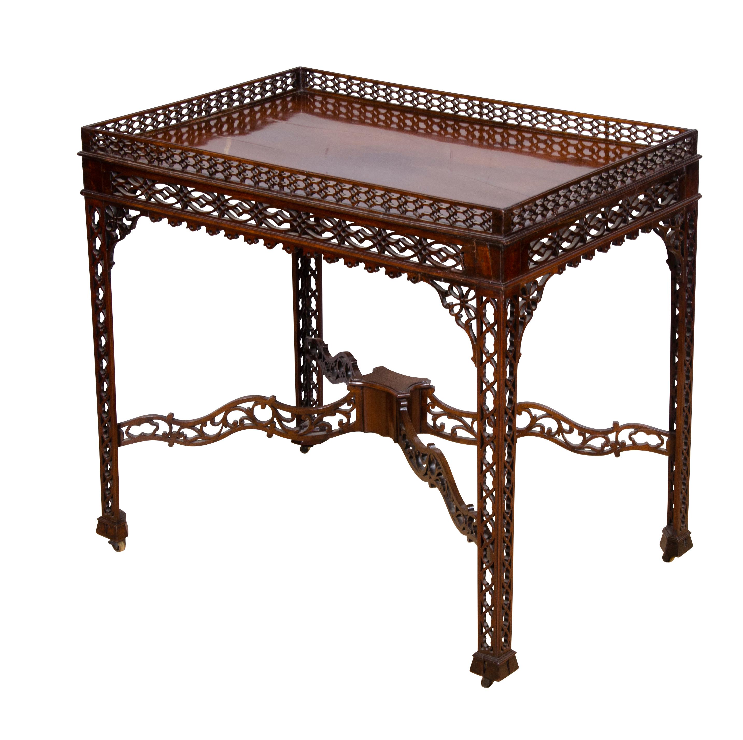 George III Mahogany Silver Table For Sale 2