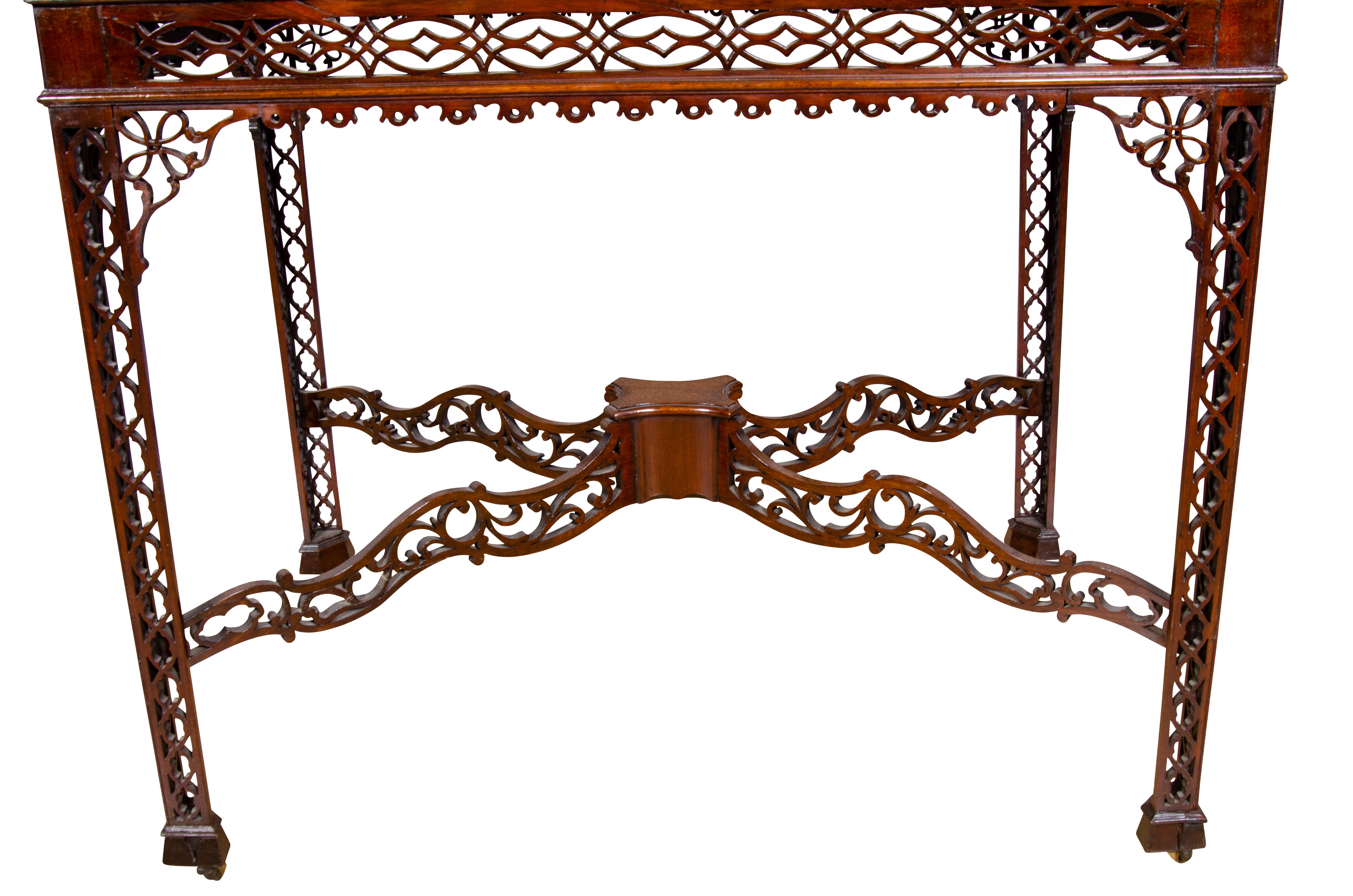 George III Mahogany Silver Table For Sale 4