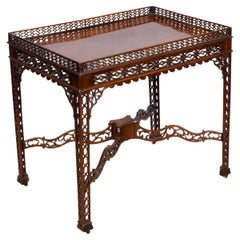 Antique George III Mahogany Silver Table