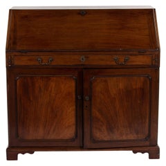 George III Mahogany Slant Front Desk