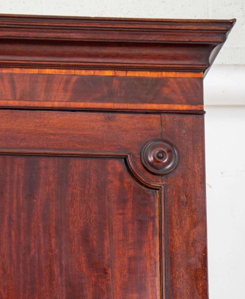 George III Mahogany Slant Front Desk With Bookcase 3