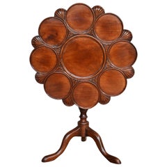 George III Mahogany Snap Top Table