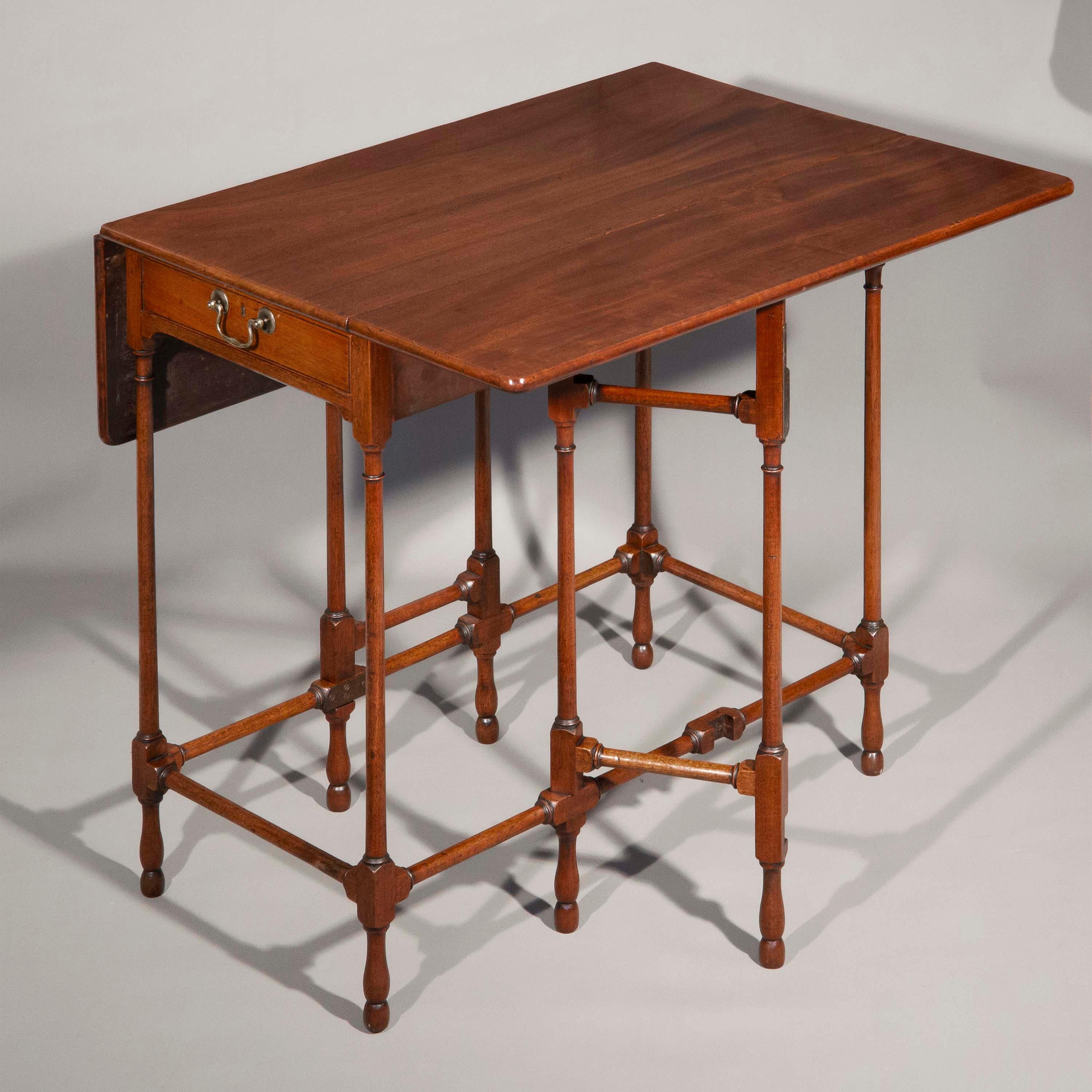 British George III Mahogany Spider Leg Table For Sale