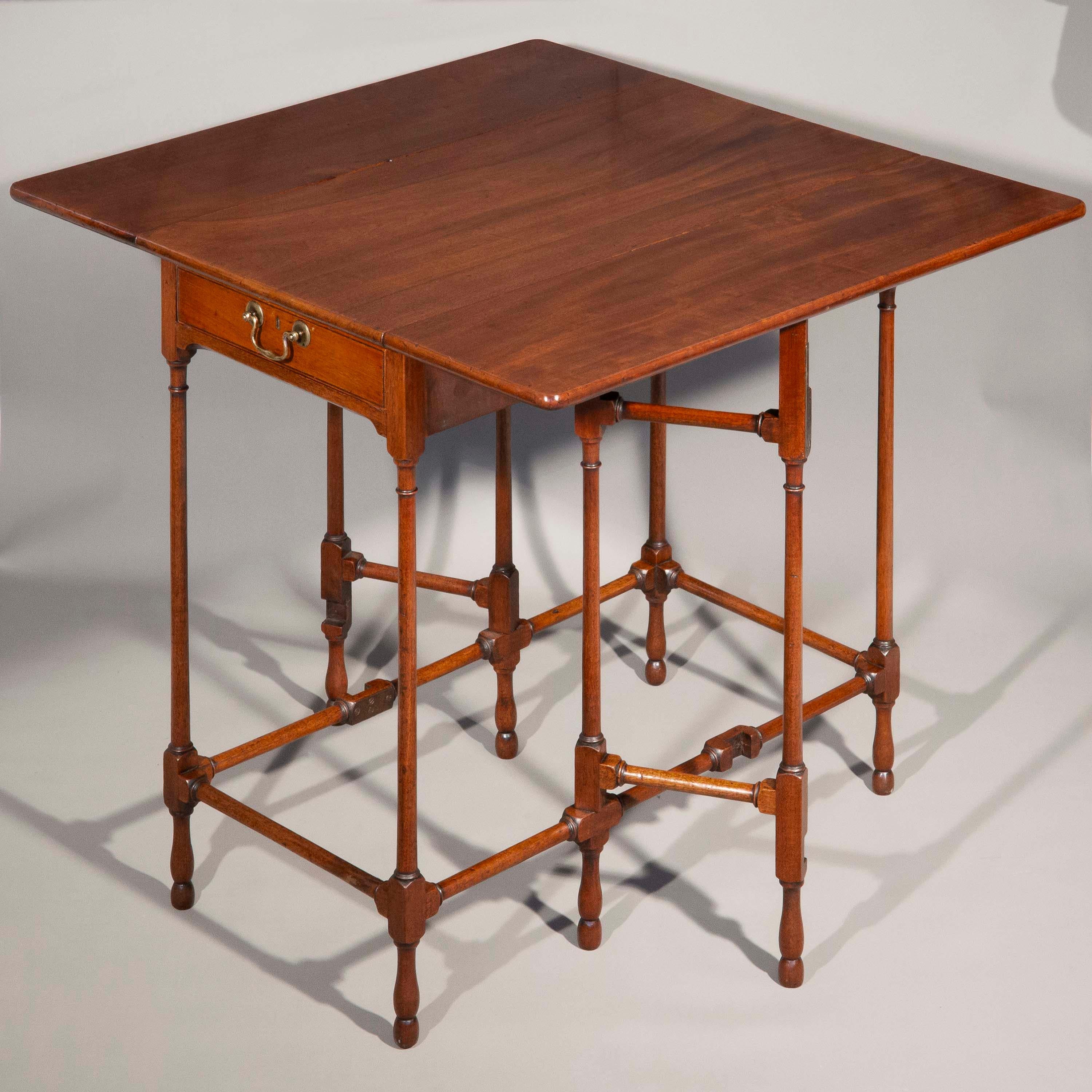 Hardwood George III Mahogany Spider Leg Table For Sale