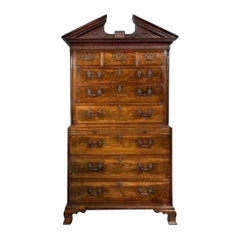 Antique George III Mahogany Tallboy in the Manner of Robert Gillow
