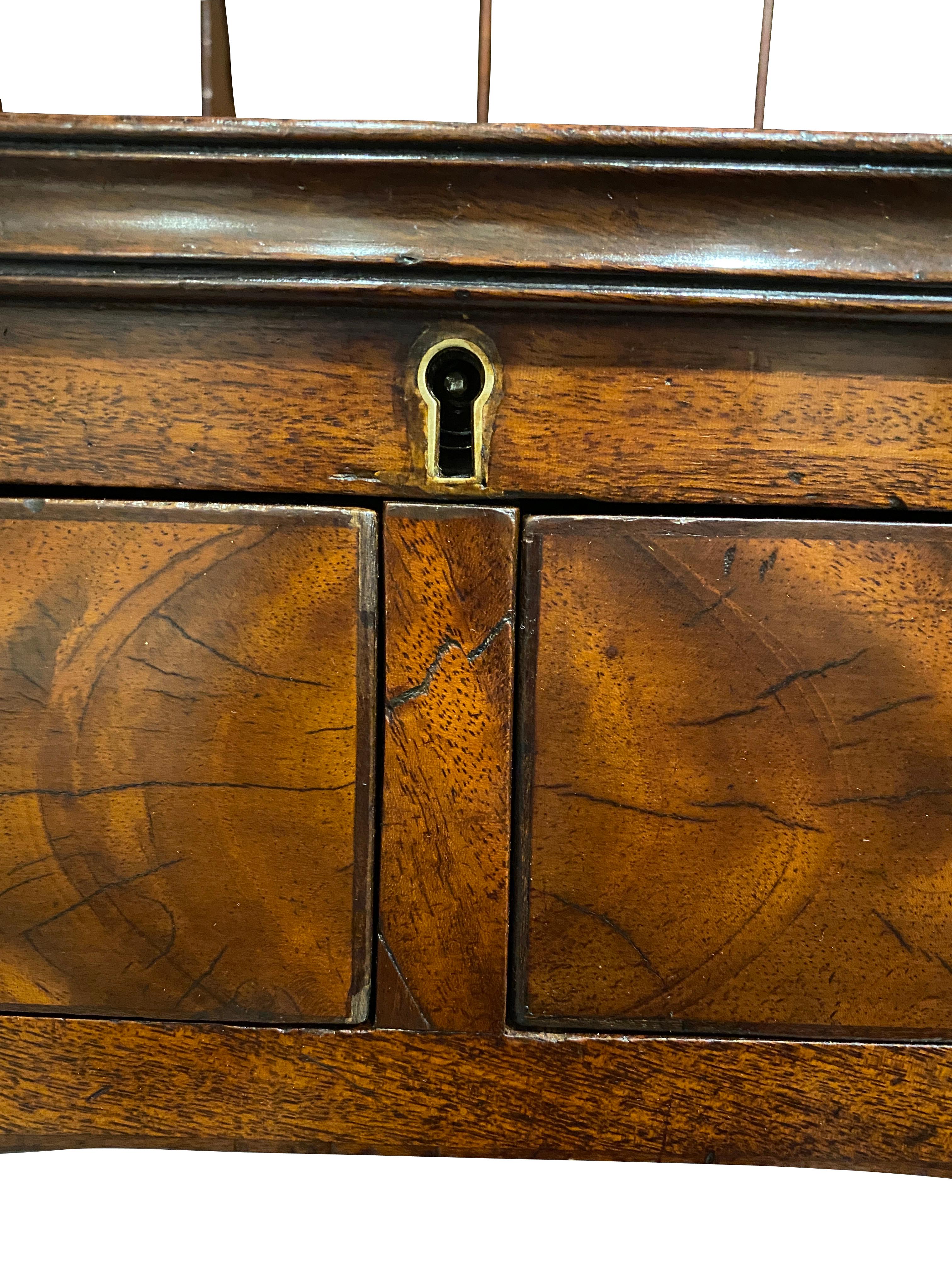 George III Mahogany Tambour Desk For Sale 5