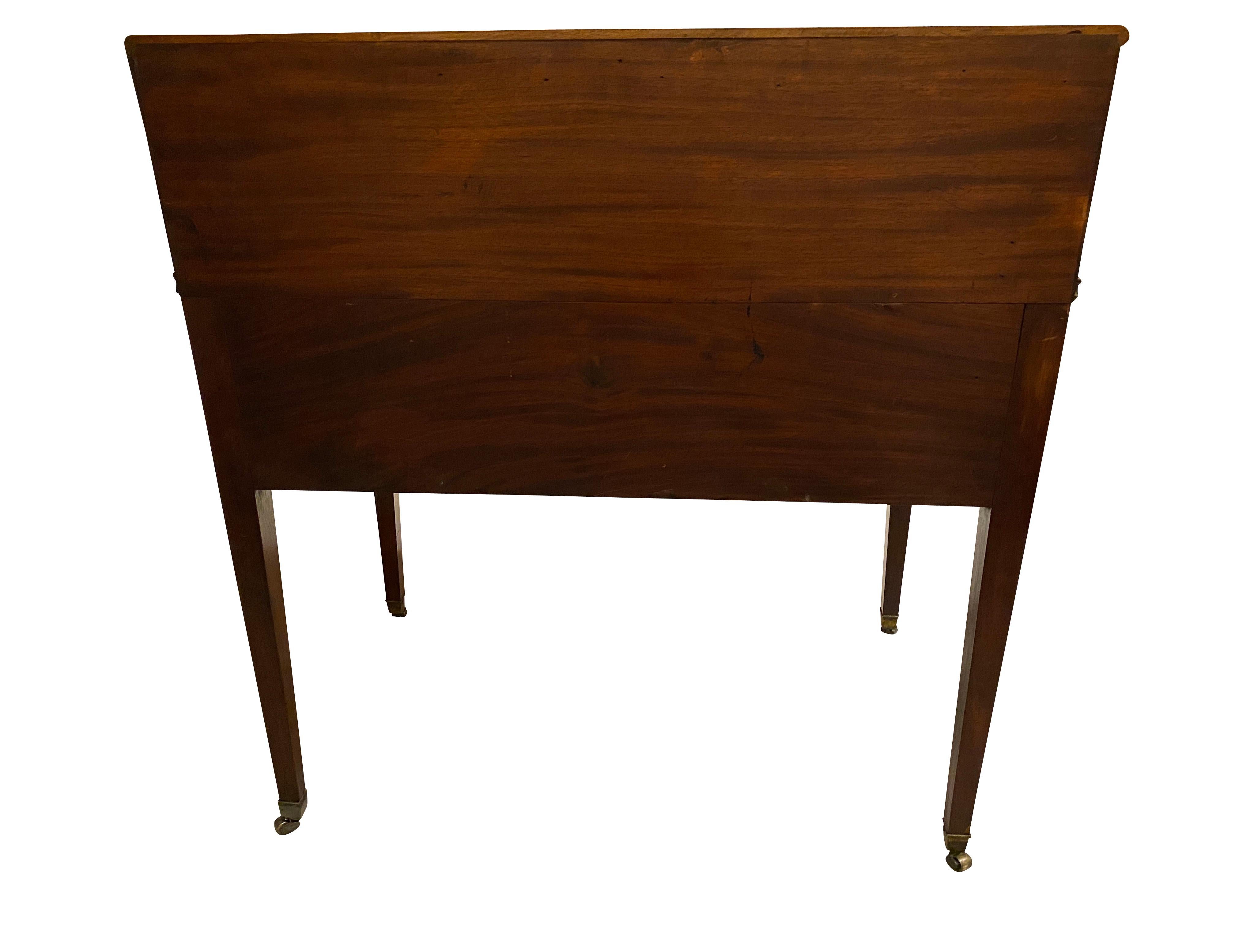 George III Mahogany Tambour Desk For Sale 3