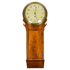 George III Mahogany Tavern Clock