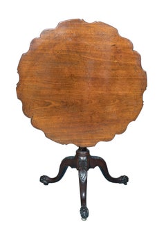 George III Mahogany Tea Table
