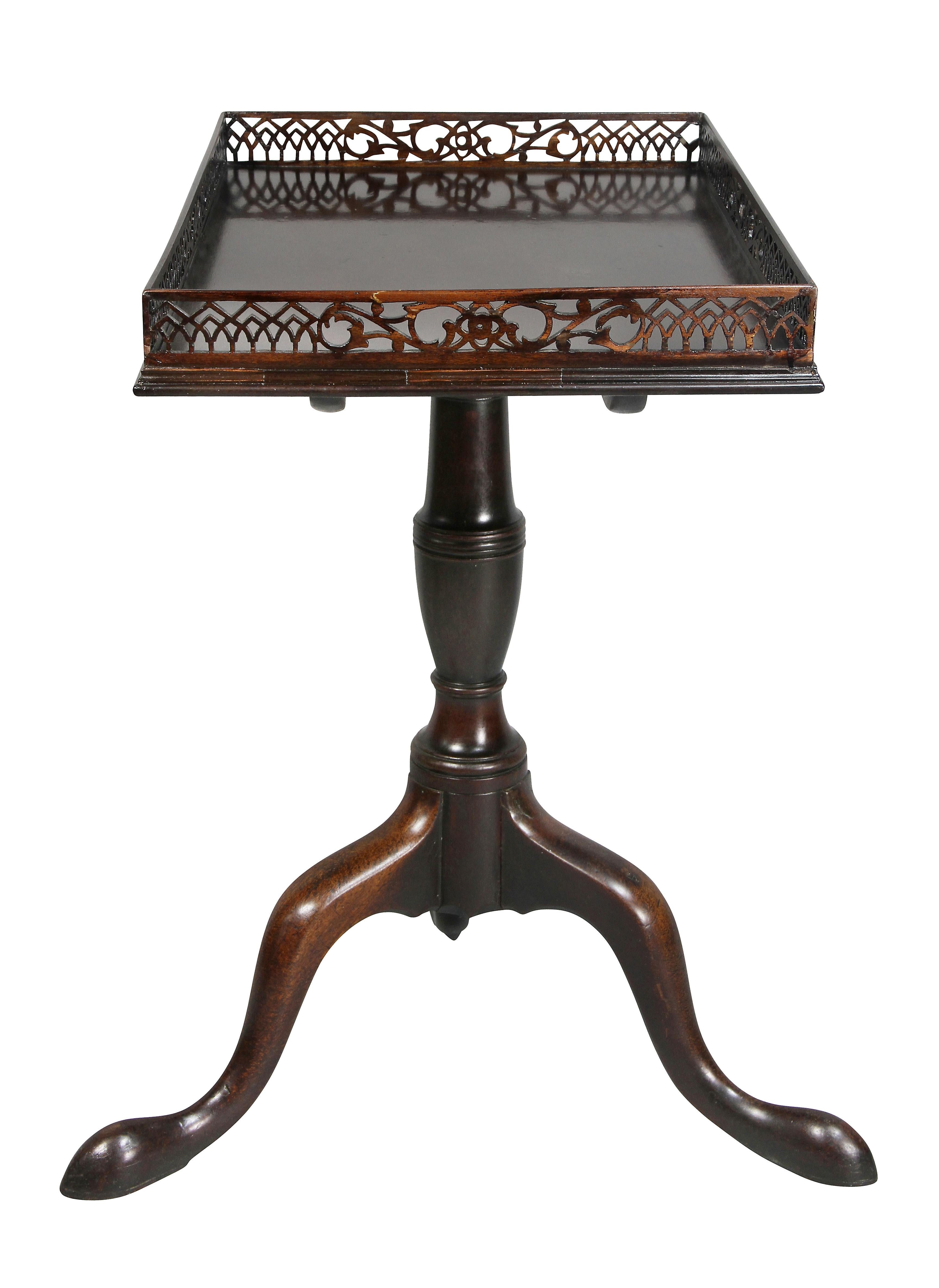 George III Mahogany Tea Table 3