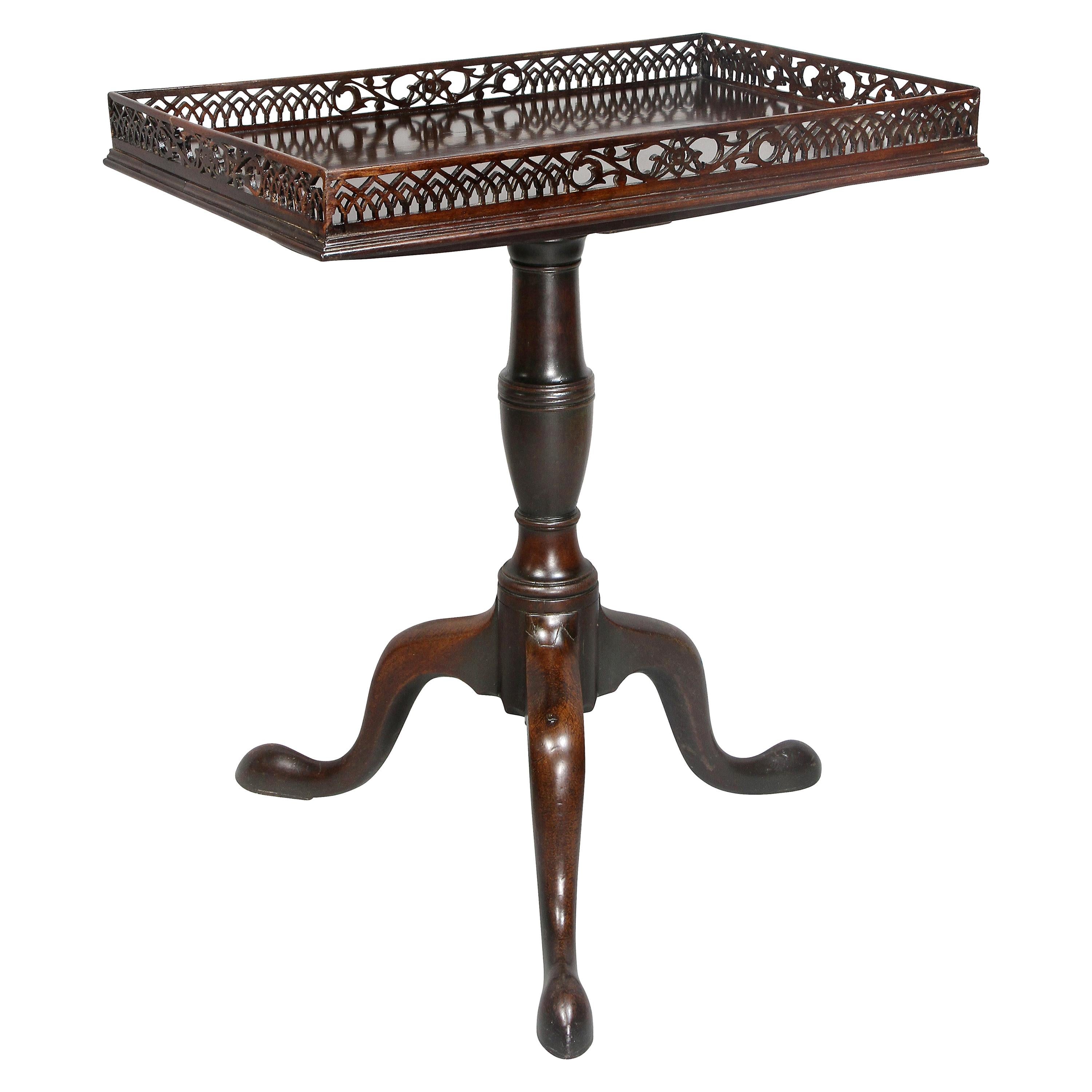 George III Mahogany Tea Table